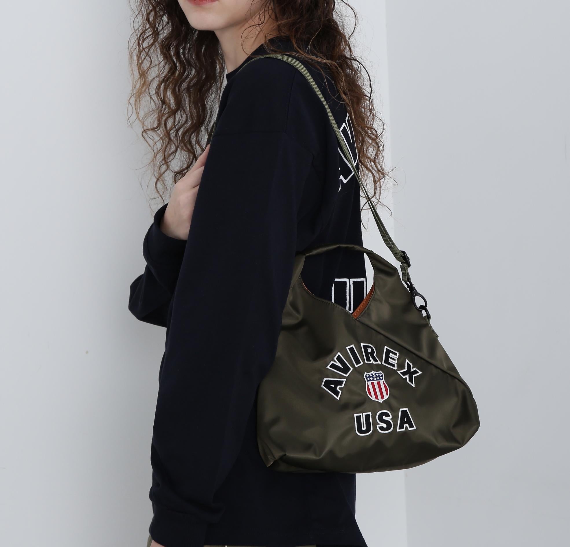 《WER&DEPOT限定》SIGNATU>E MINI SHOLDE> RAG/シグネチャーロゴ ミニショルダーバッグ オリーブ