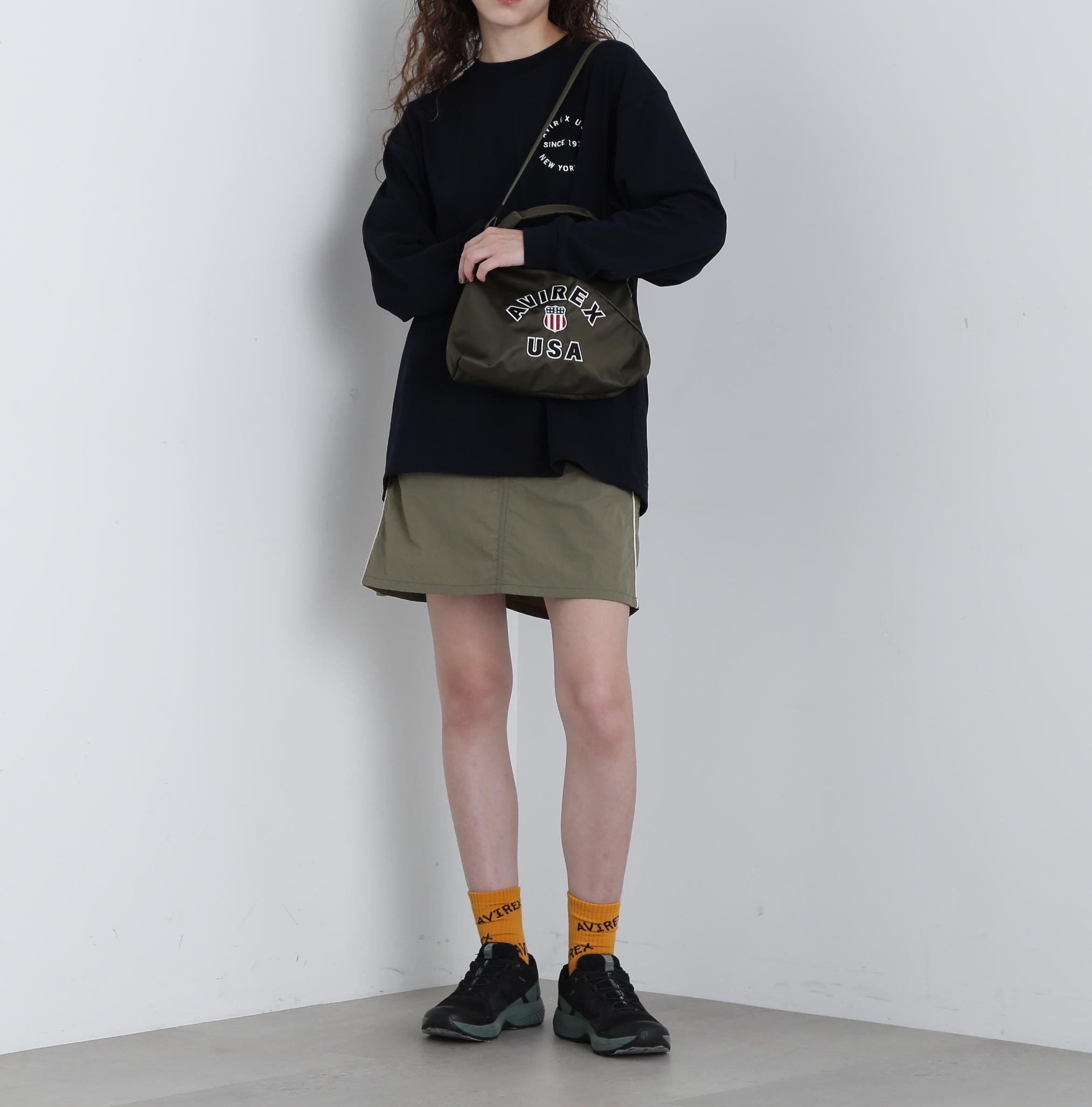 《WER&DEPOT限定》SIGNATU>E MINI SHOLDE> RAG/シグネチャーロゴ ミニショルダーバッグ オリーブ