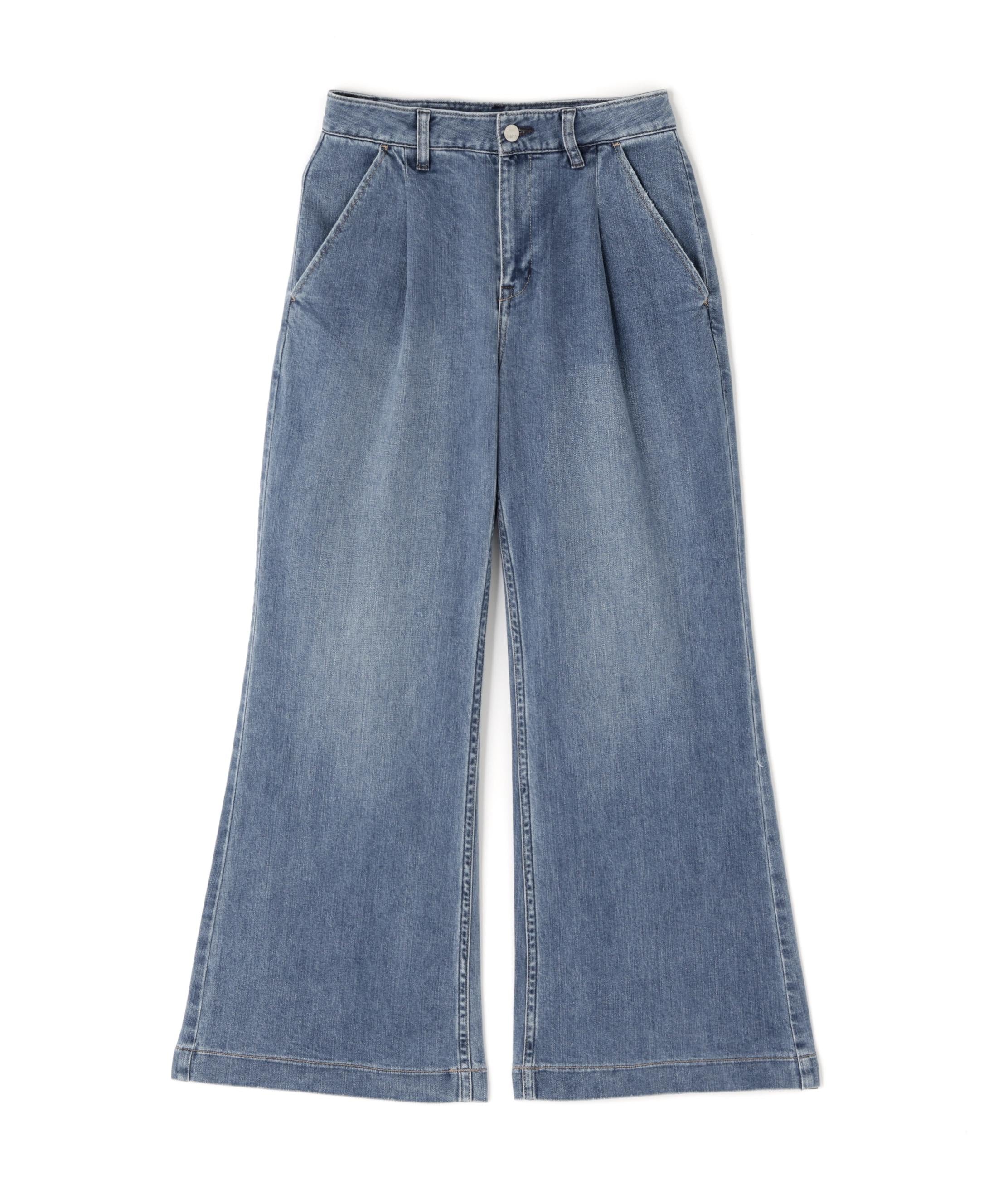 フレアーデニム インディゴ