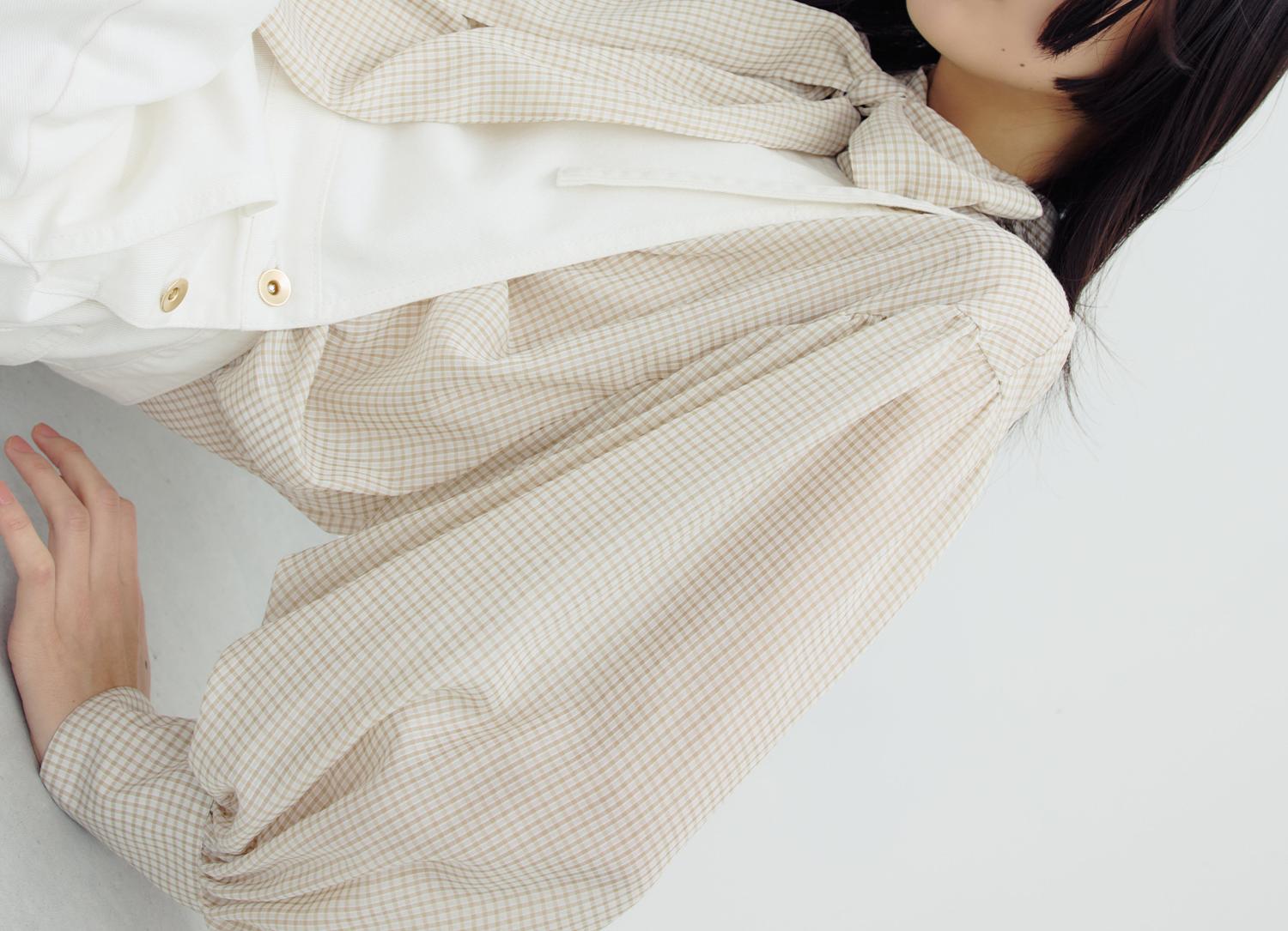 デニムオールインワン オフホワイト1