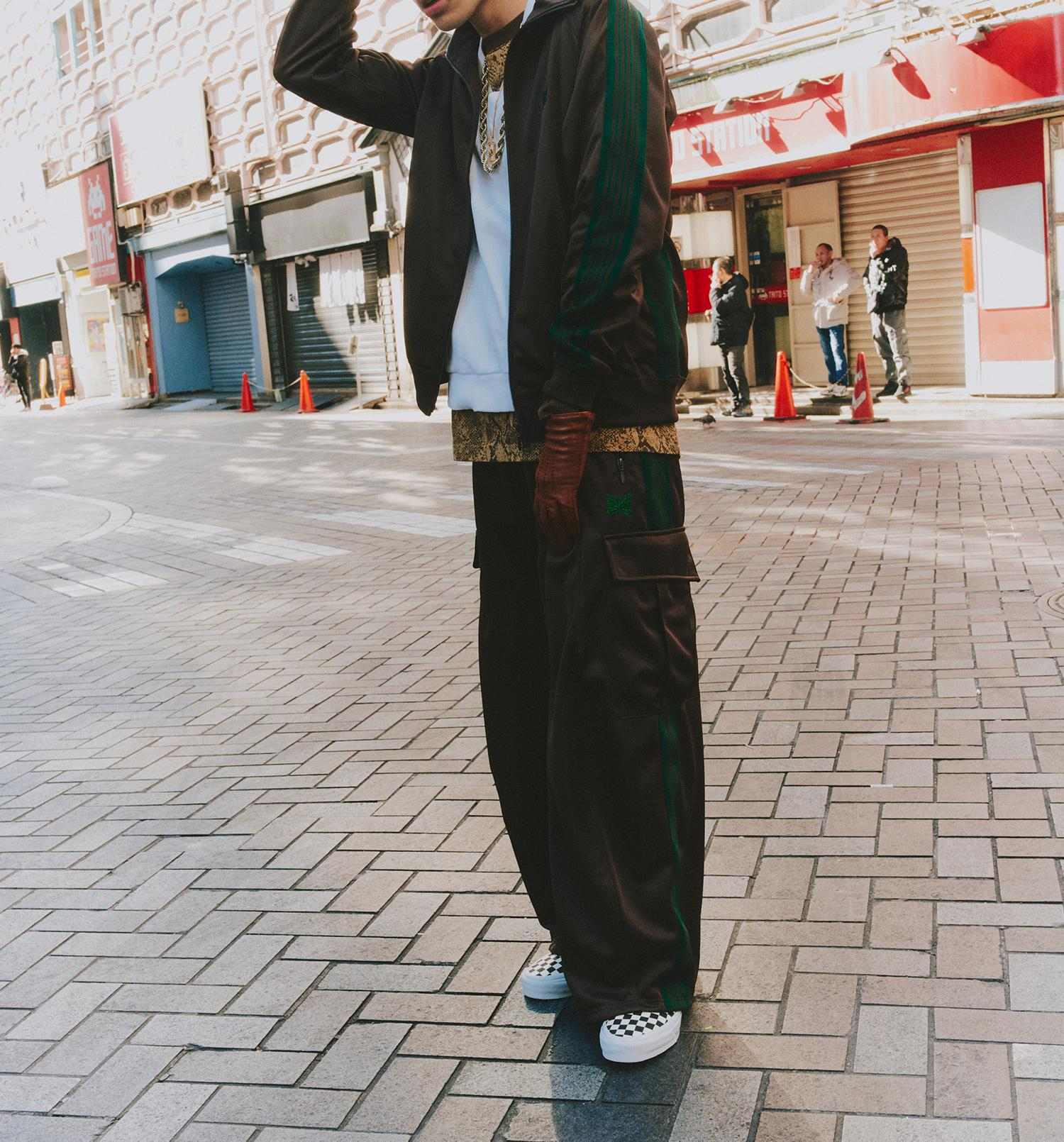 NEEDLES/ニードルズ/T>ACK JACKET - POLY SMOOTH ブラウン