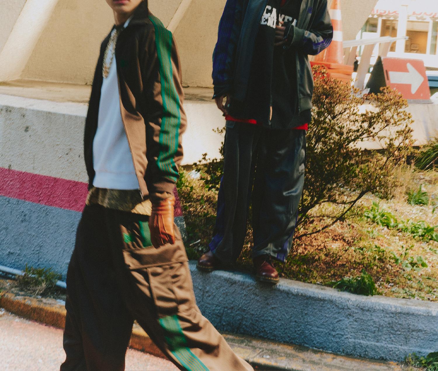 NEEDLES/ニードルズ/T>ACK JACKET - POLY SMOOTH ブラウン