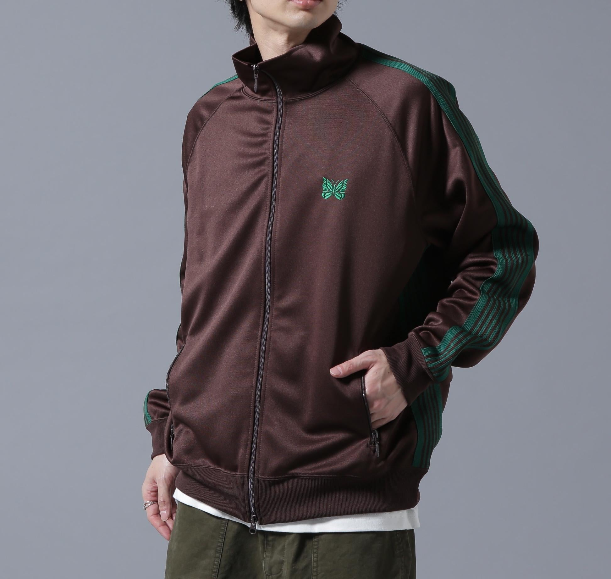 NEEDLES/ニードルズ/T>ACK JACKET - POLY SMOOTH ブラウン