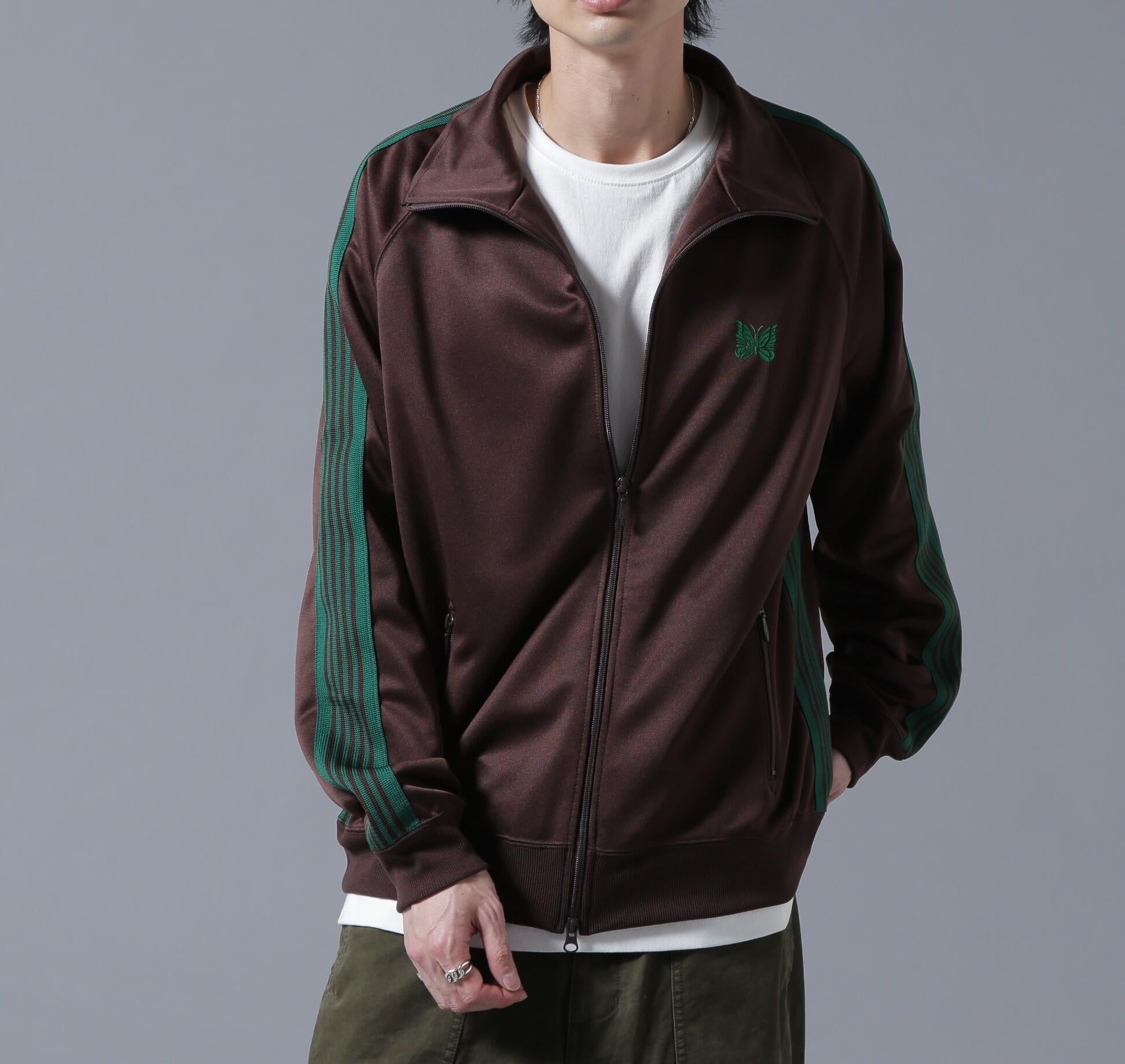 NEEDLES/ニードルズ/T>ACK JACKET - POLY SMOOTH ブラウン