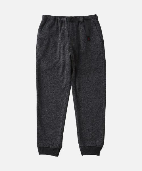 GRAMICCI/グラミチ BONDING KNIT FLEECE NARROW RIB PANT チャコール