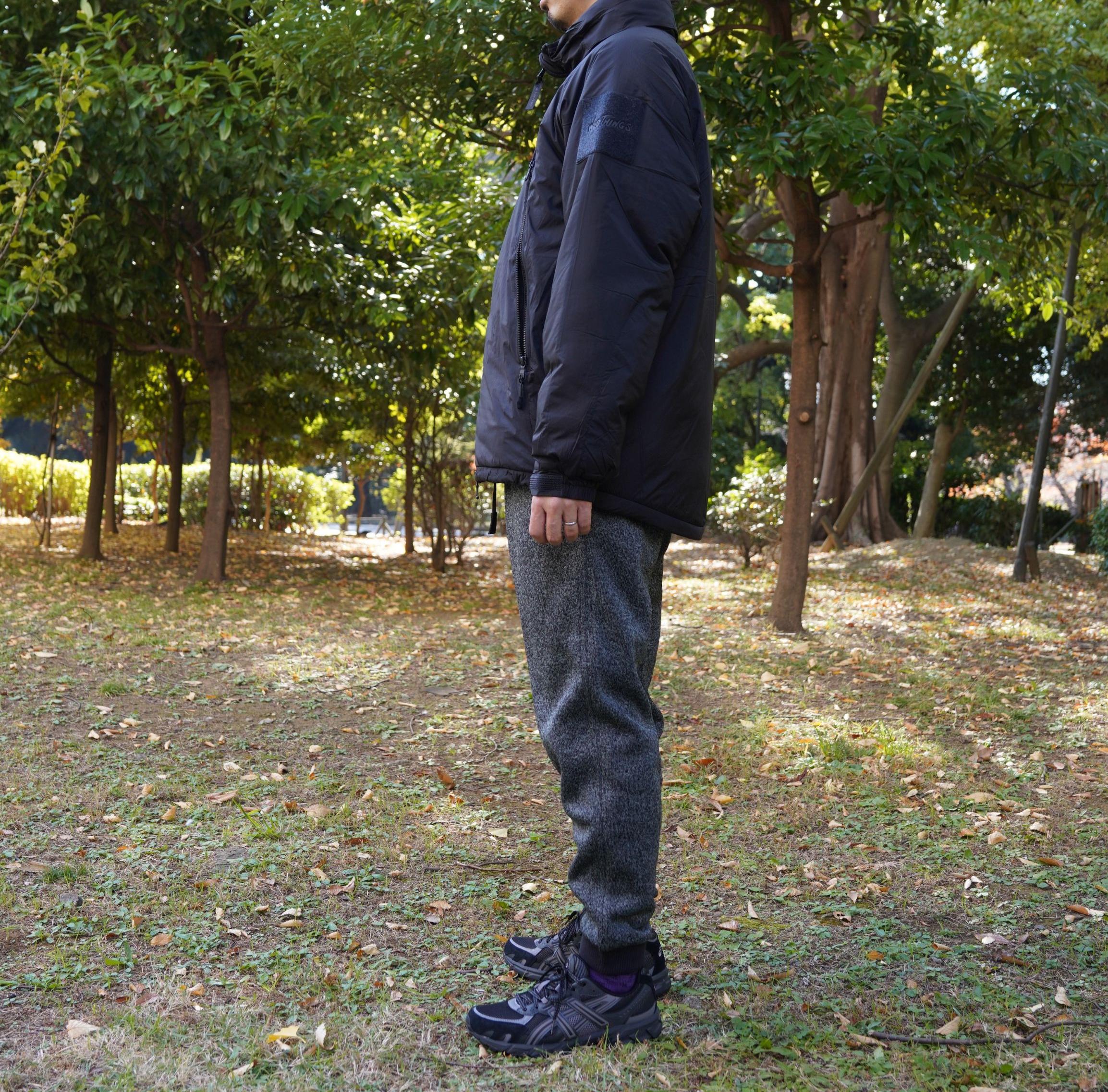 GRAMICCI/グラミチ BONDING KNIT FLEECE NARROW RIB PANT チャコール