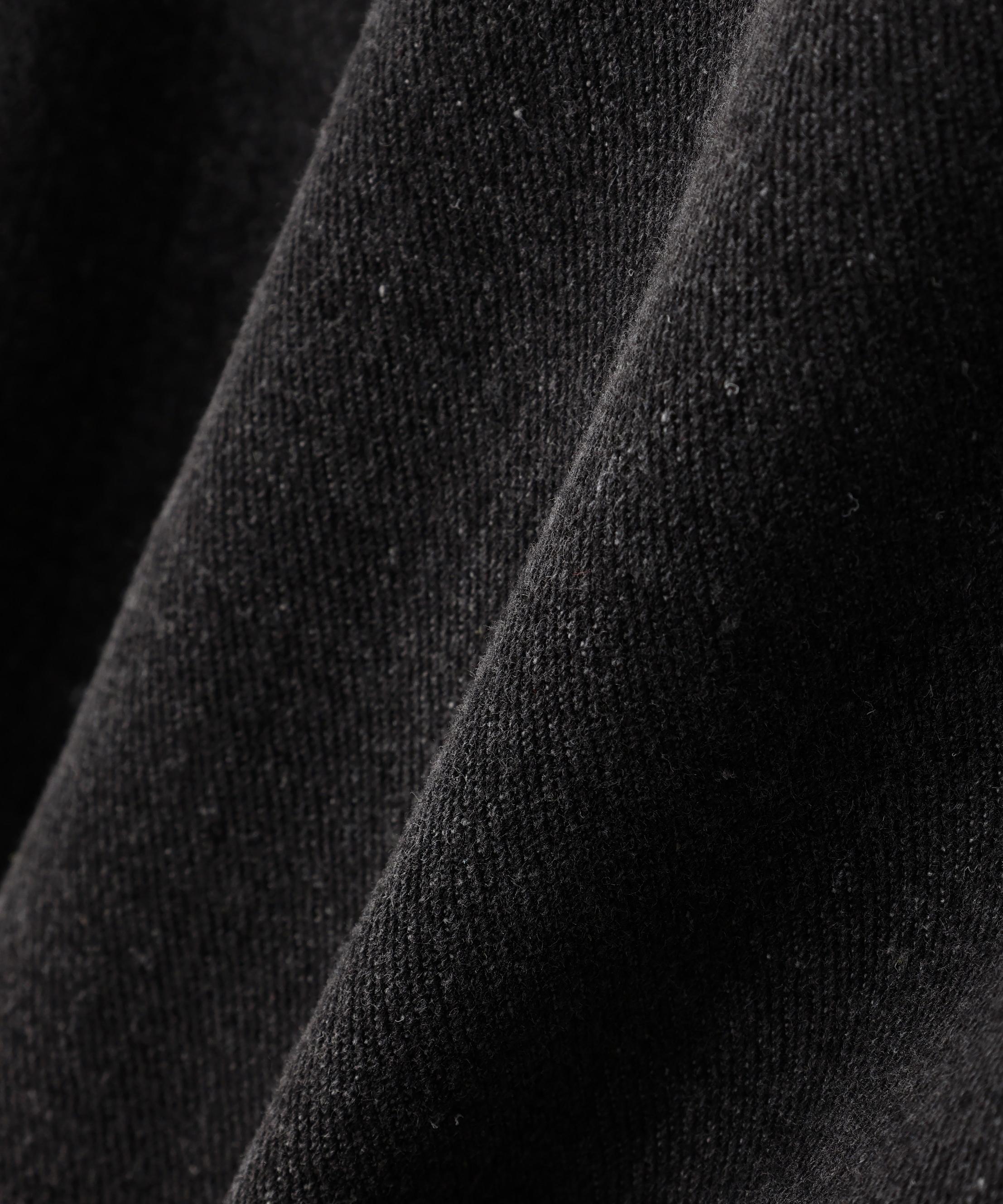 MITSUKI/ミツキ/切りっぱなしクロップドデニムジャケット ブラック