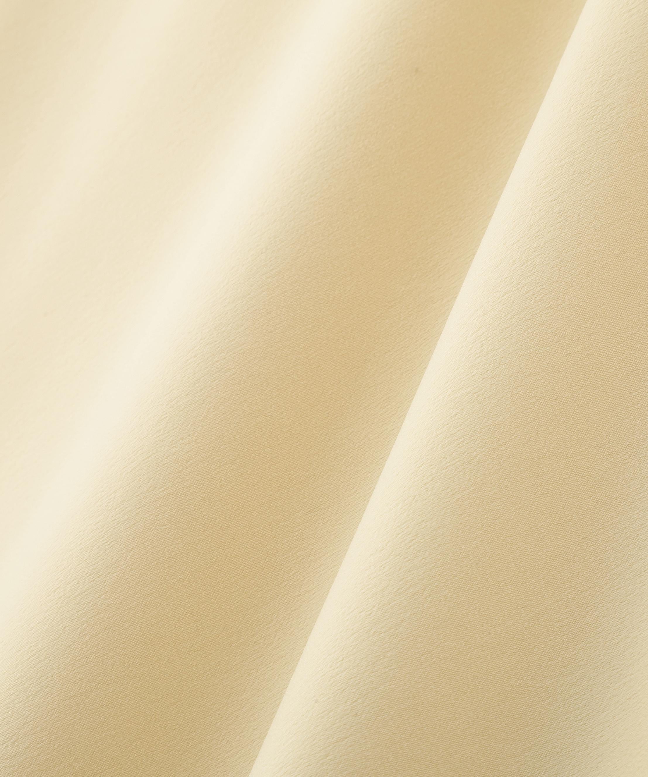 バイアスサテンナロースカート イエロー