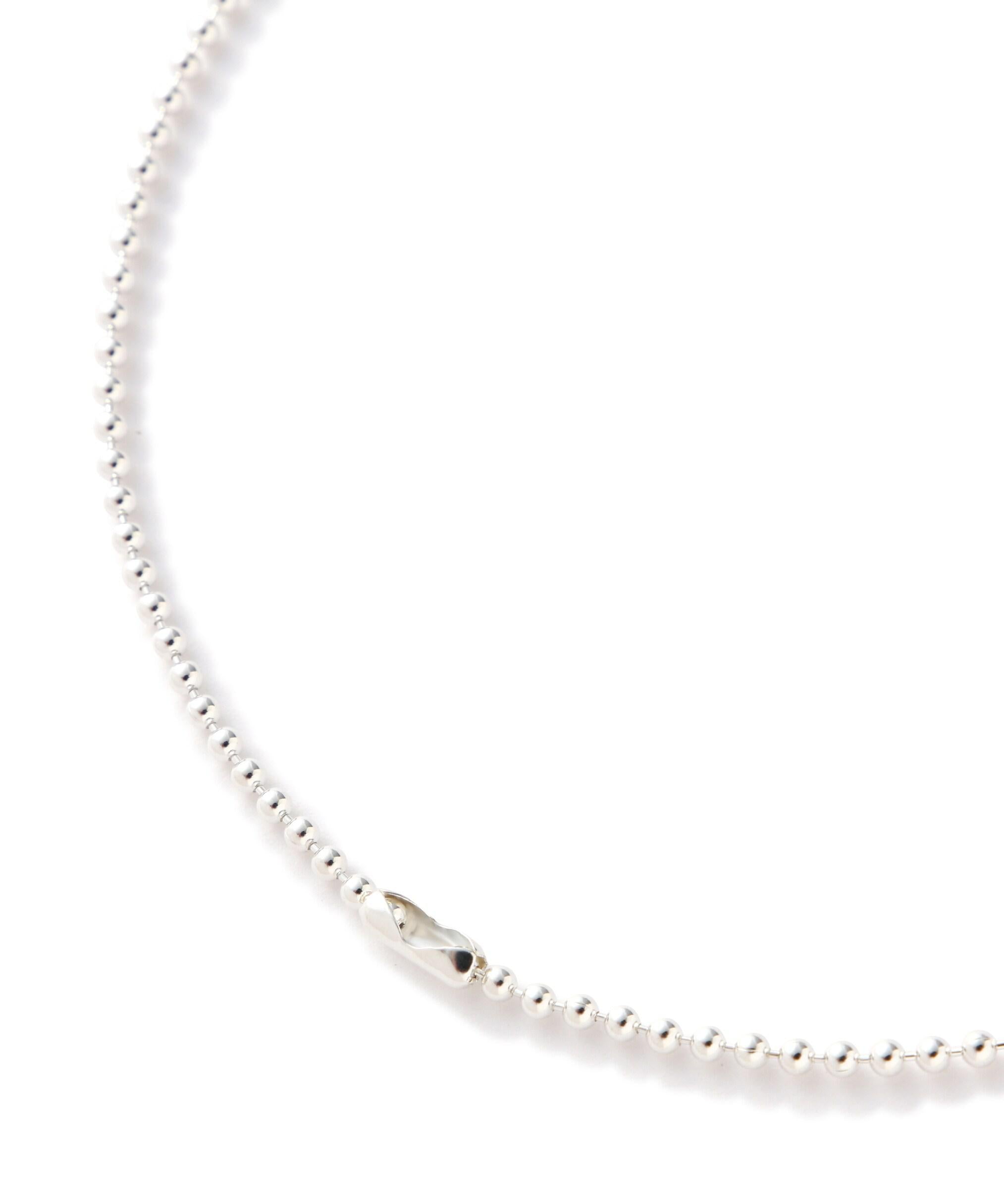 《AVI>EXy J.H.M CO.,LTD. 》"SU>PLUS" DOGTAG NECKLACE / "サープラス" ドッグタグ シルバー