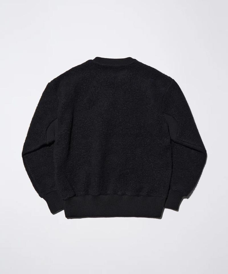 THOUSANDS/サウザンズ/NAPPER CREWNECK KNIT SWEAT ブラック