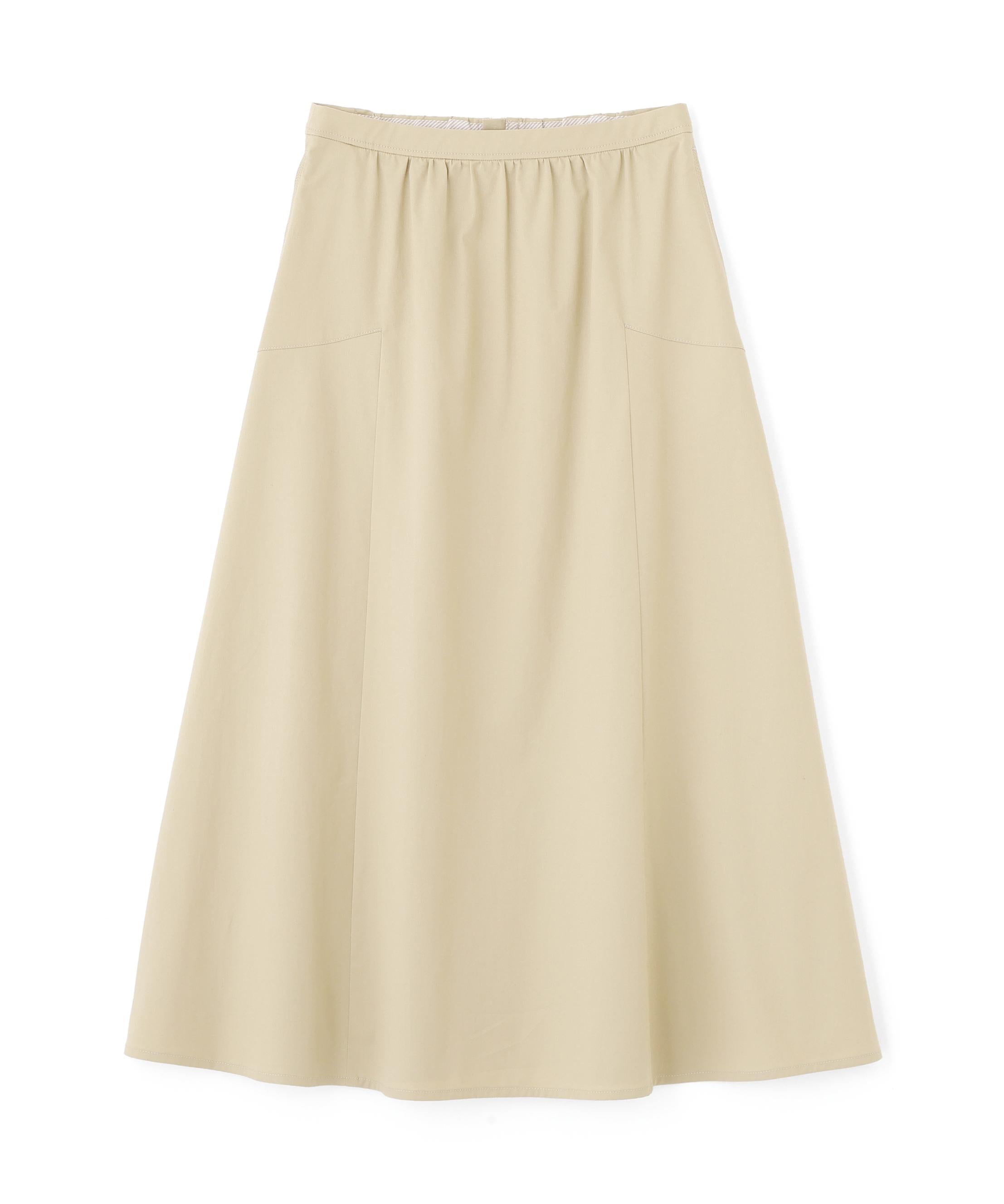 ライトチノフレアスカート ベージュ