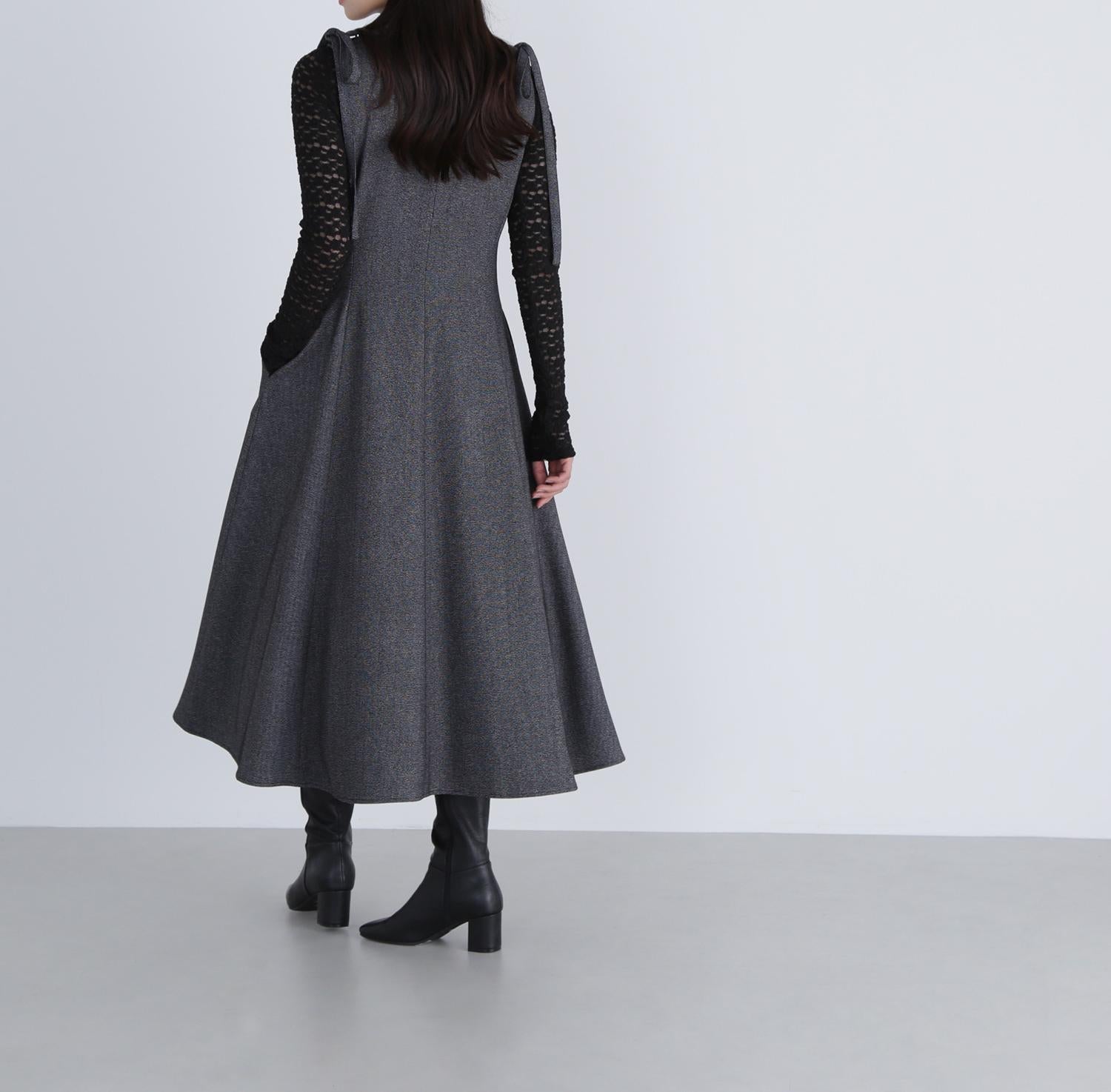 2wayショルダーリボンジャンスカ ブラックベース2