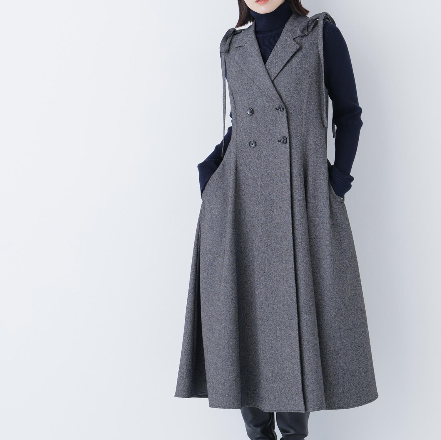 2wayショルダーリボンジャンスカ ブラックベース2