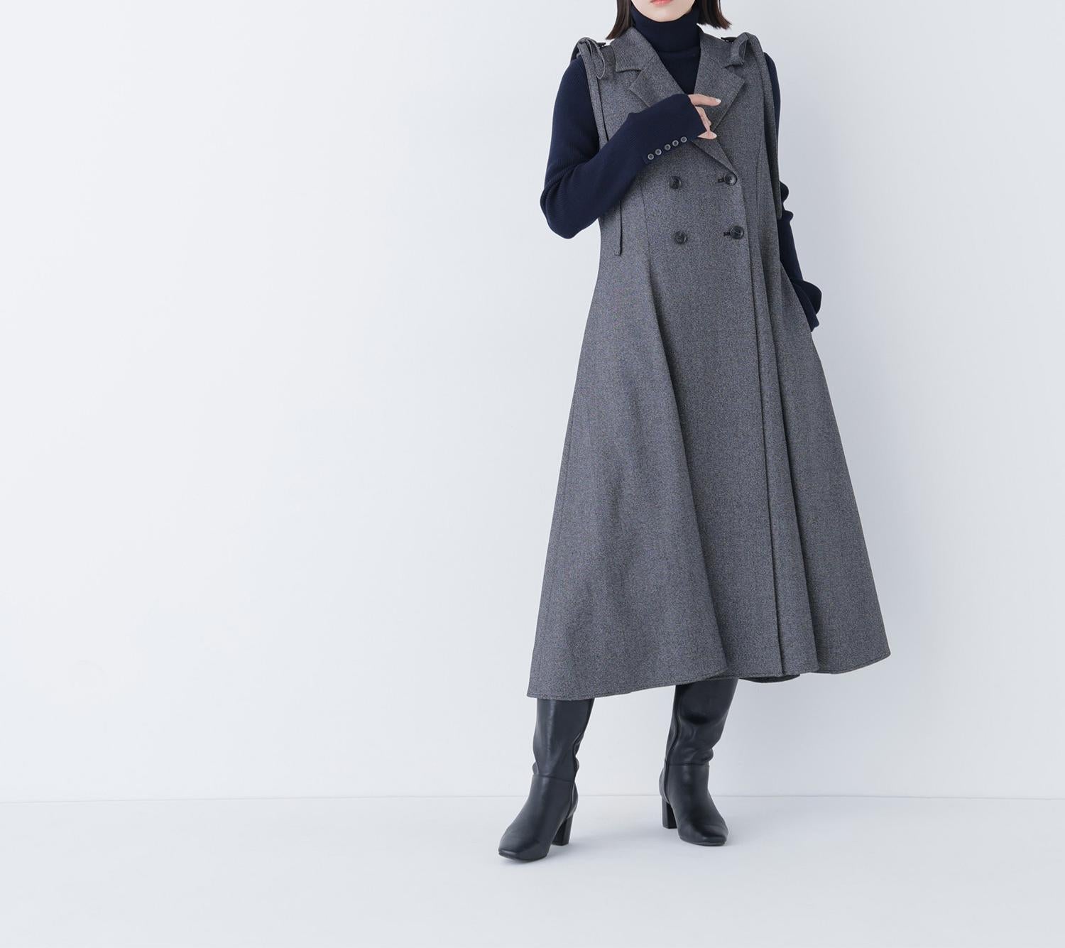 2wayショルダーリボンジャンスカ ブラックベース2