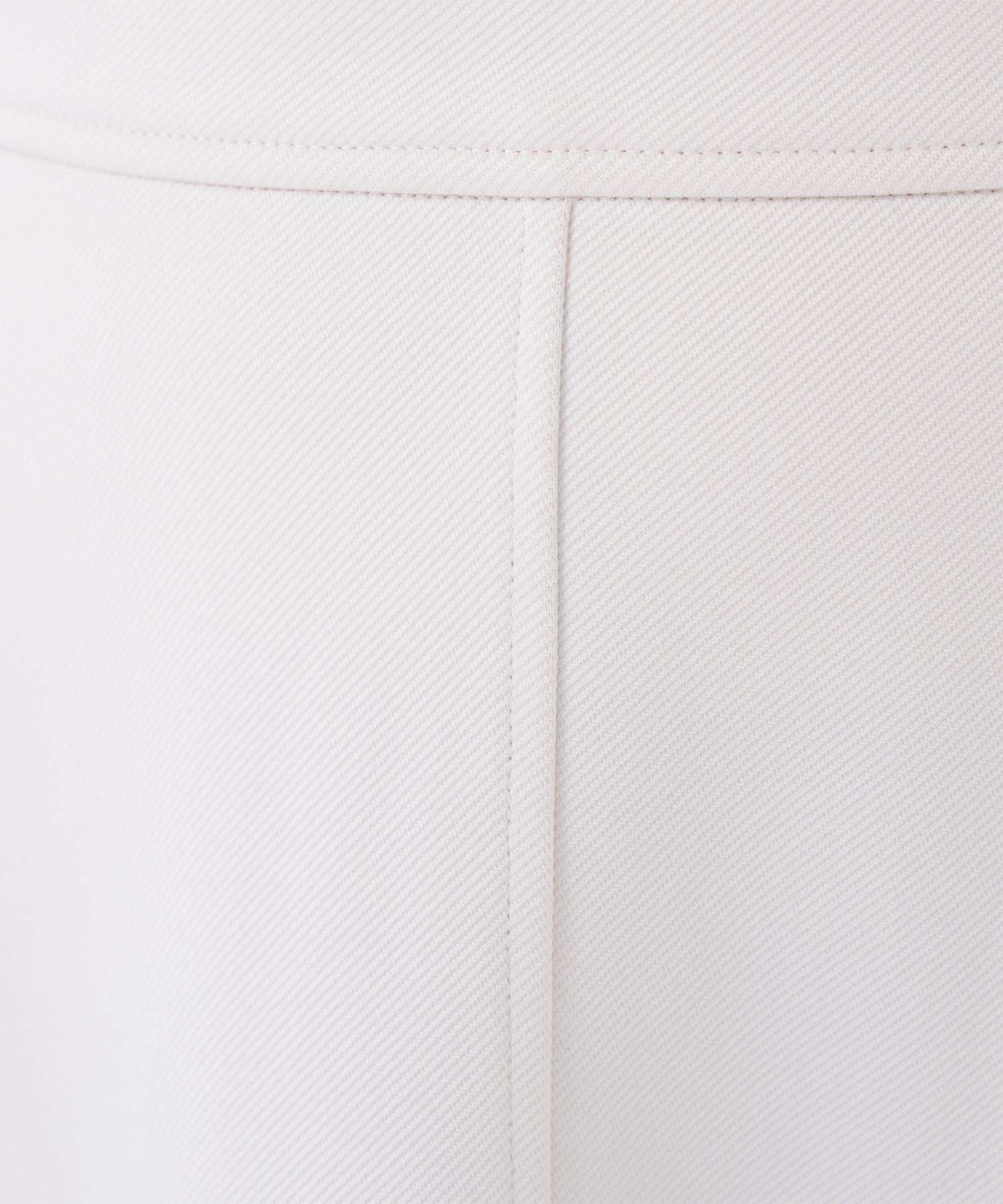 ストレッチカルゼシリーズ フレアスカート オフホワイト1