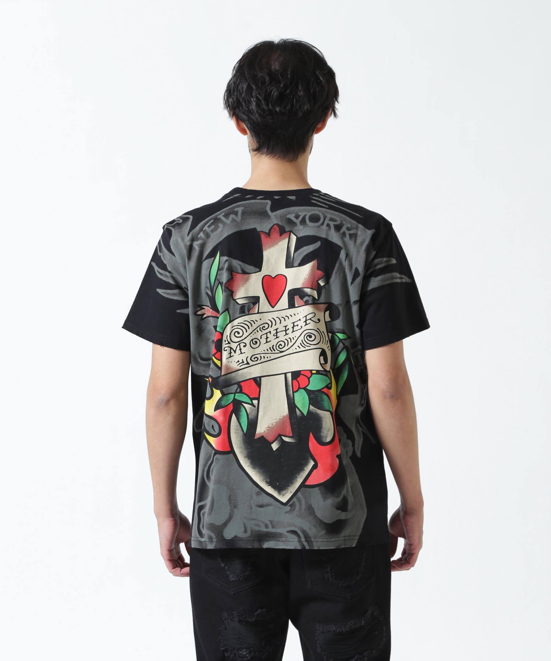 Ed Hardy/エド ハーディー/EDMG SS TEE_NYC ブラック