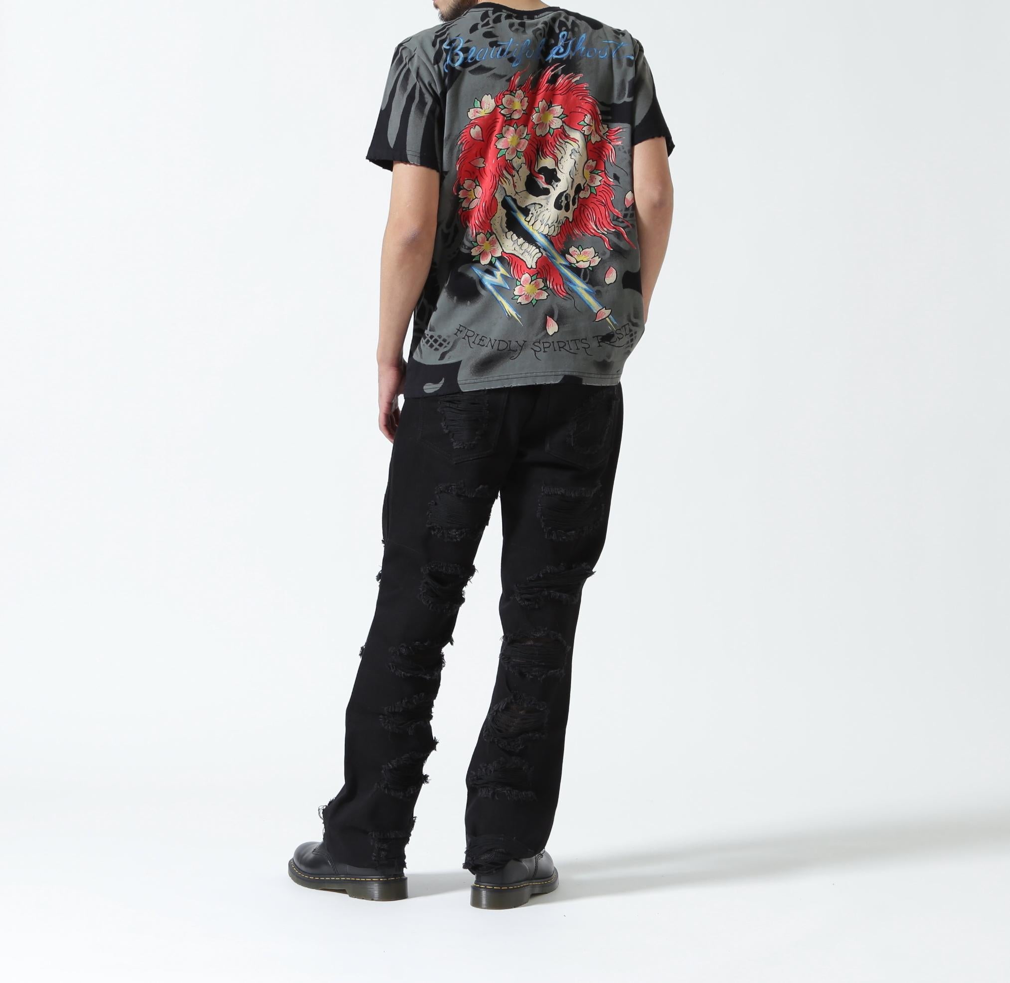 Ed Hardy/エド ハーディー/EDMG SS TEE_LEO ブラック
