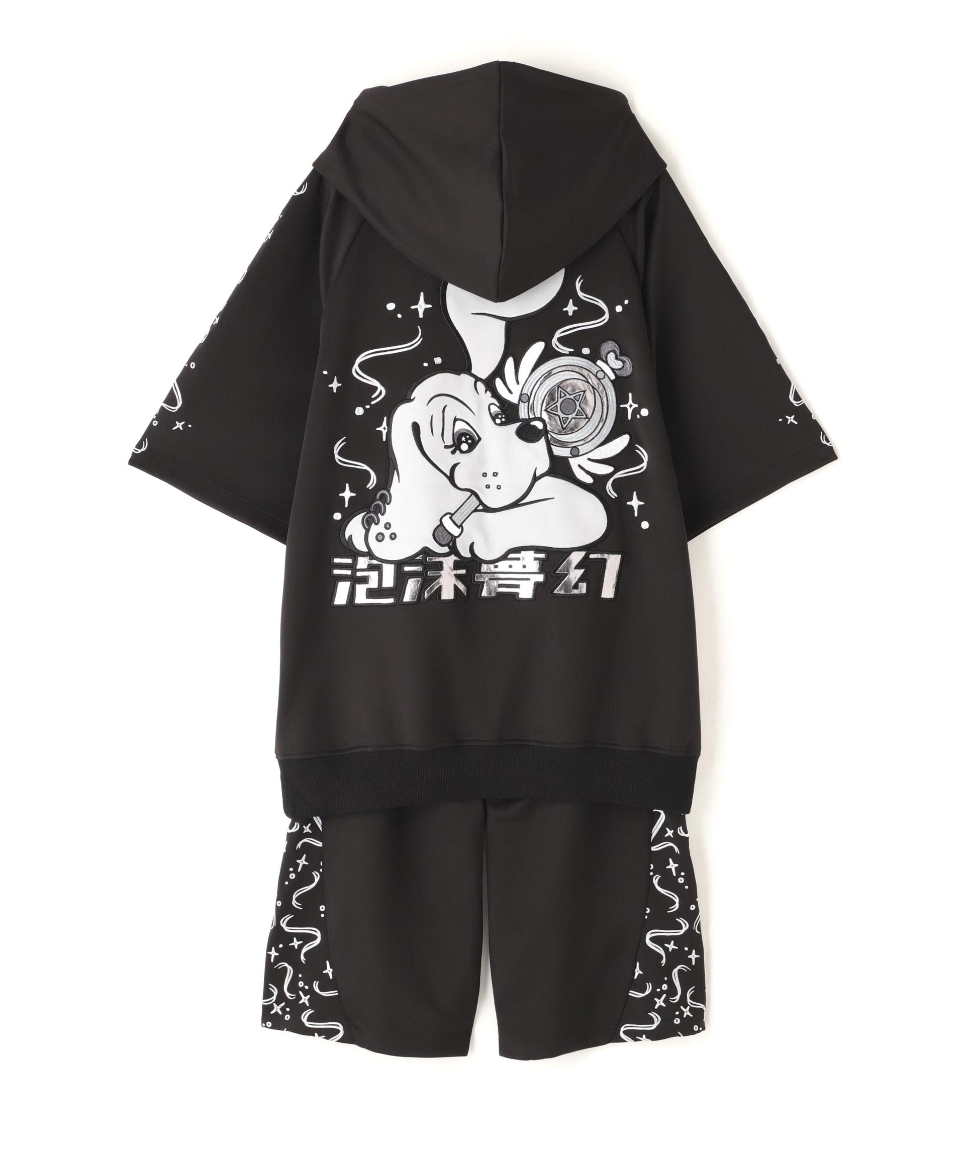 GALFY×yuenii/ガルフィー×ユエニ/MI>ACLE ONE CHANCE SUIT SET UP ブラック