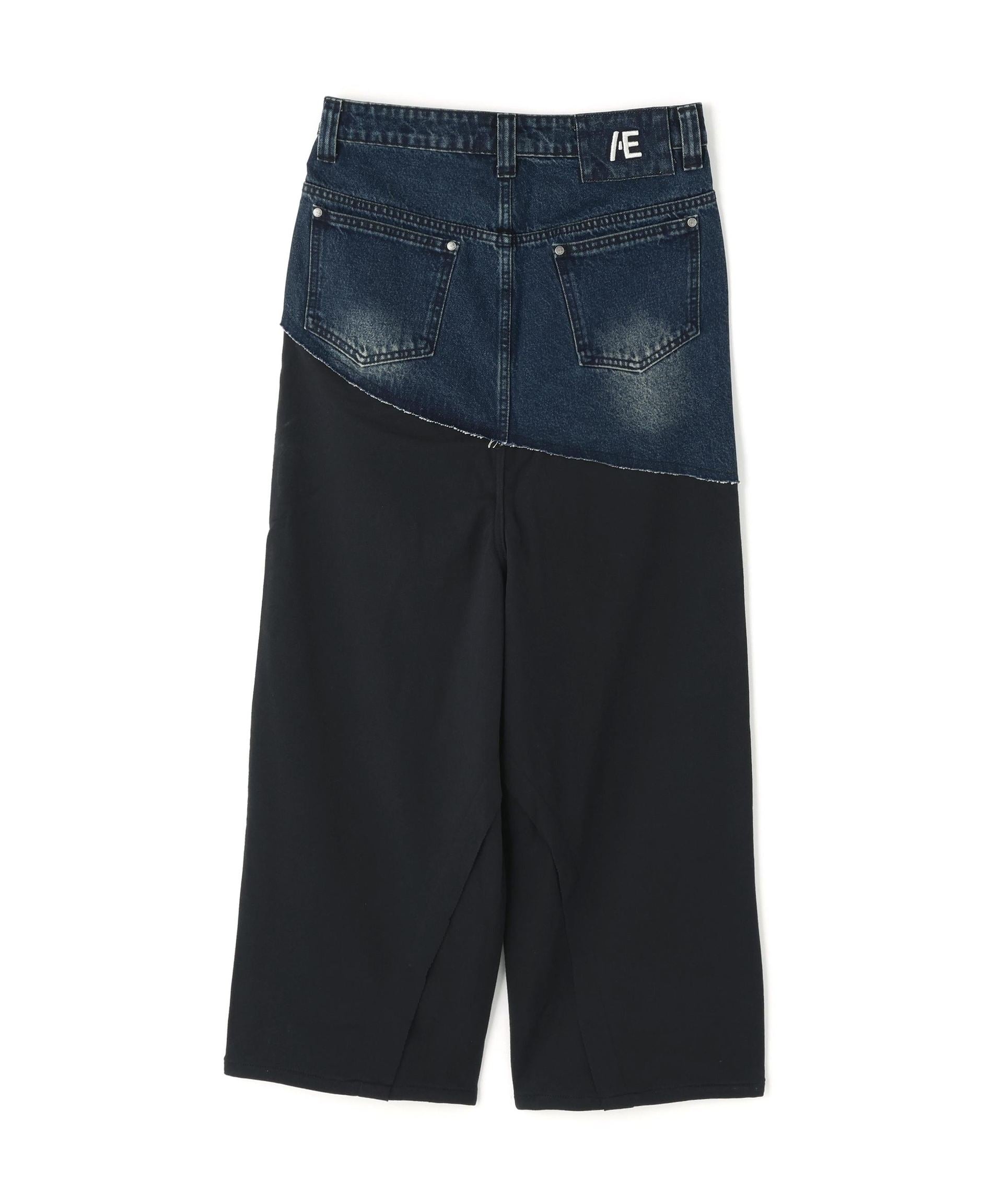 Aesi Studios/アースィアスタジオ/SANCTUM CUT OFF PANTS ブラック