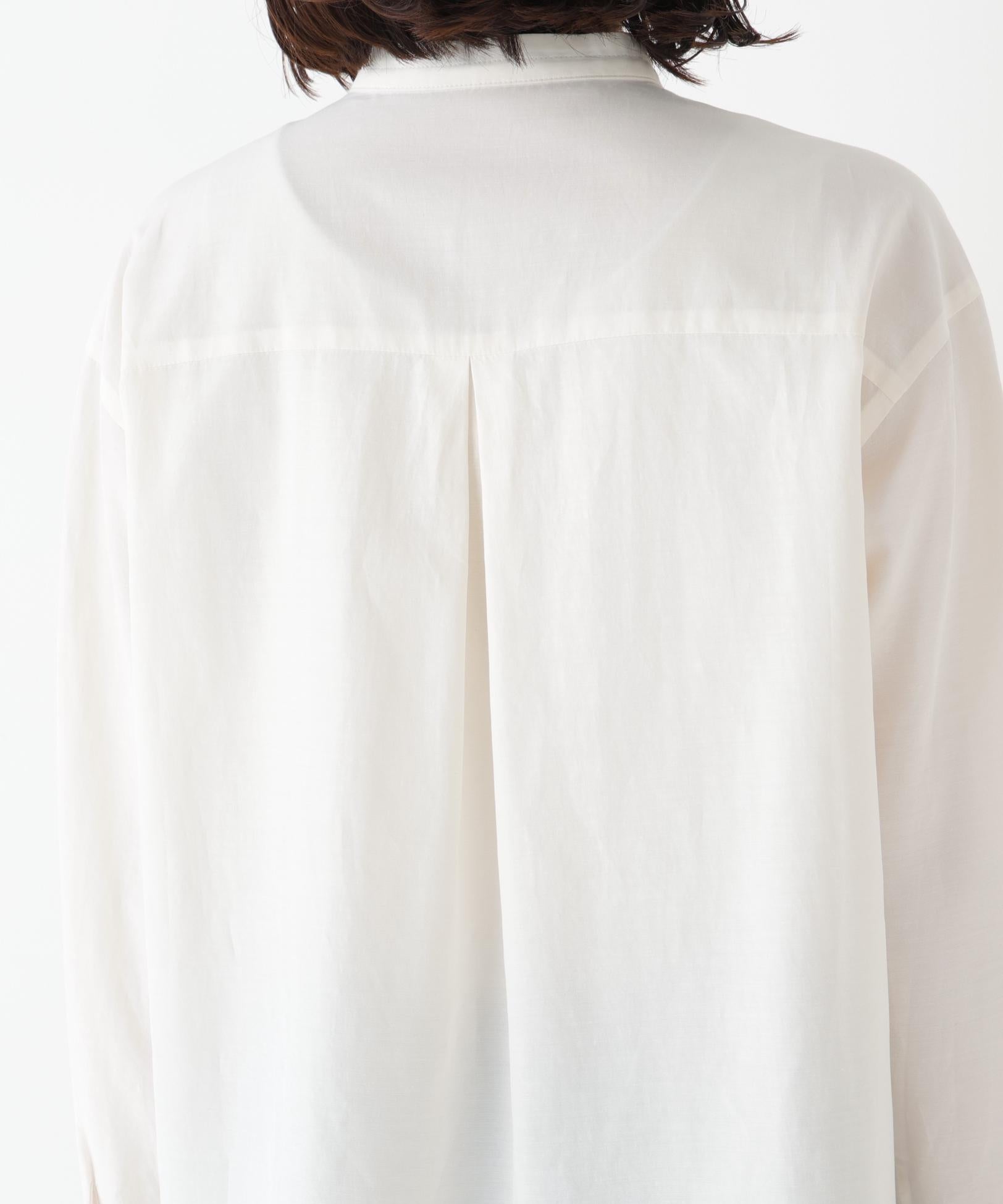 ◆レースドッキングハンドカラーブラウス エクリュ1