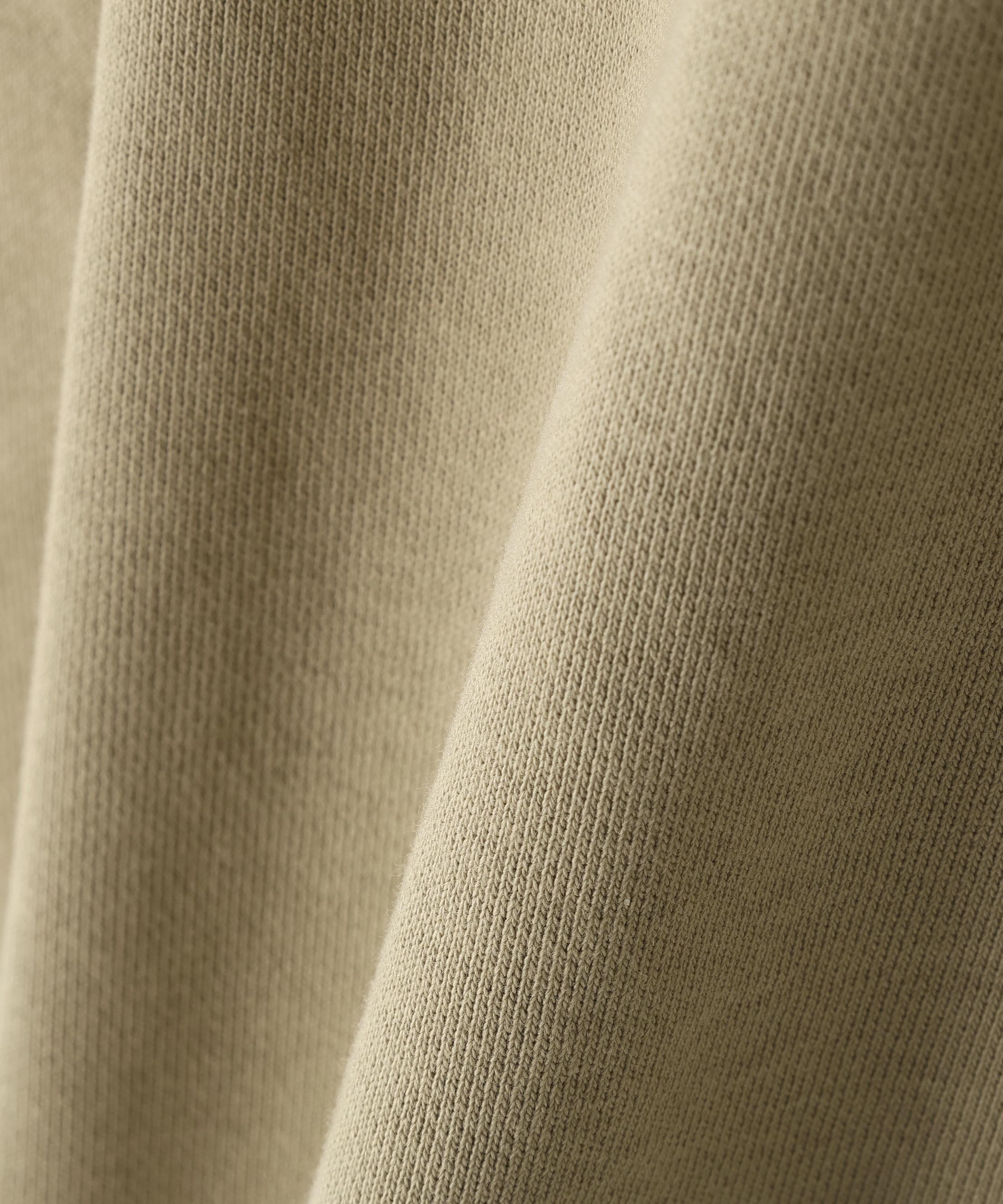 DankeSchon/ダンケシェーン/CUT FRINGE SWEAT CREWNECK BLACK ベージュ