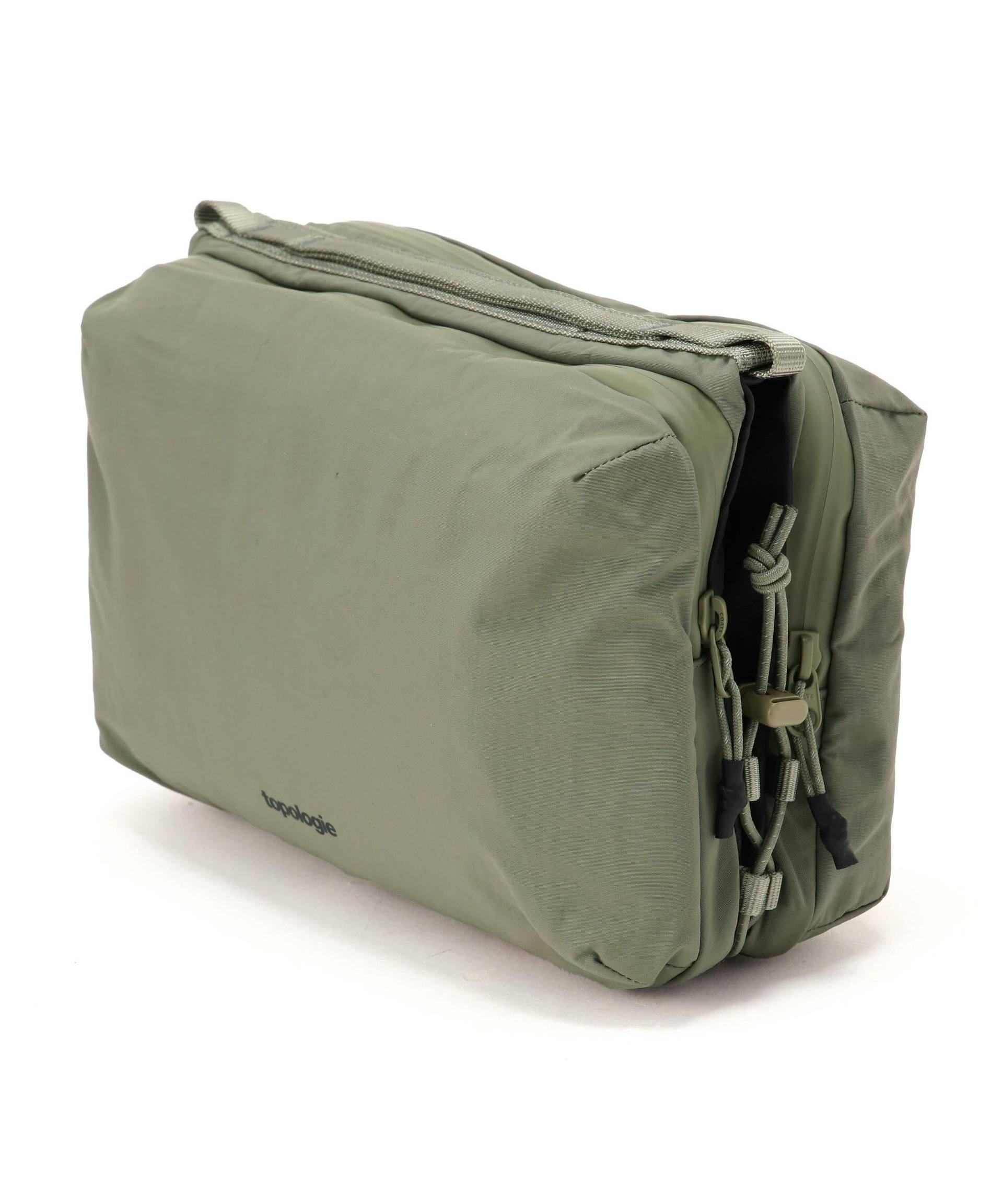 Topologie/トポロジー Bottle Sacoche Large Papery ボトルサコッシュラージ グレー