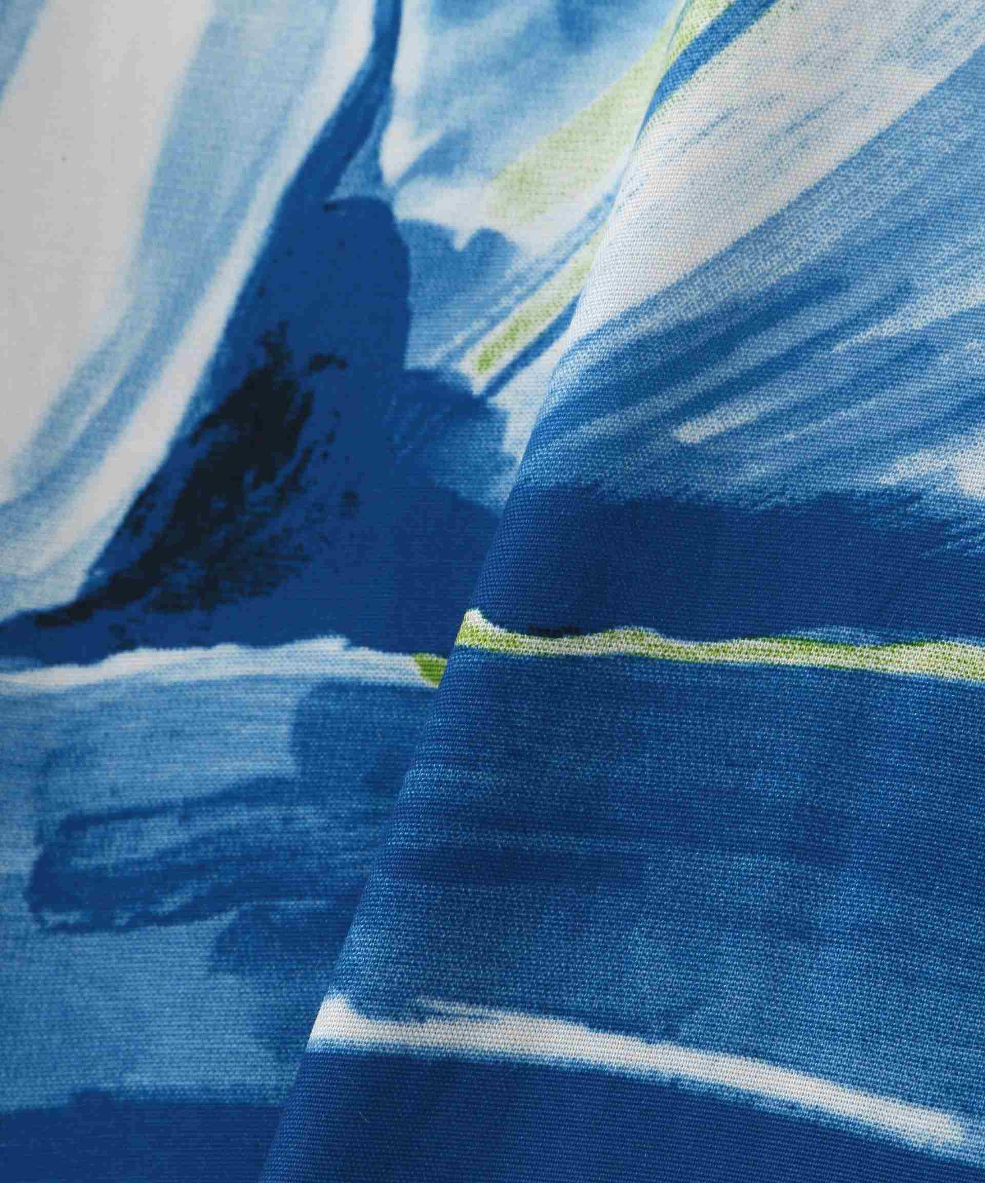 Aloha Rlossom/アロハ ブロッサム/RIG WAVE SHI>TS ブルー