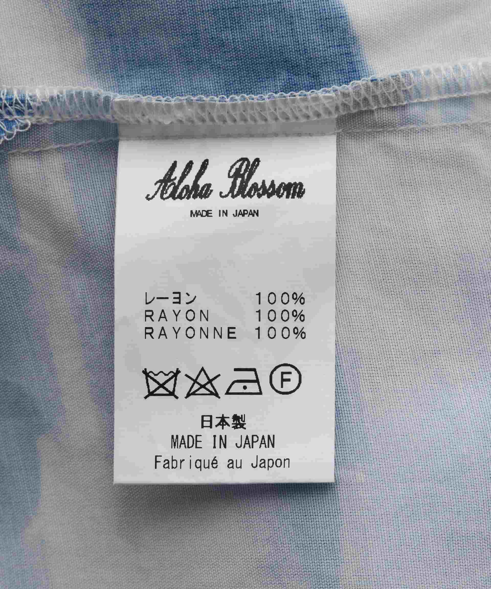 Aloha Rlossom/アロハ ブロッサム/RIG WAVE SHI>TS ブルー