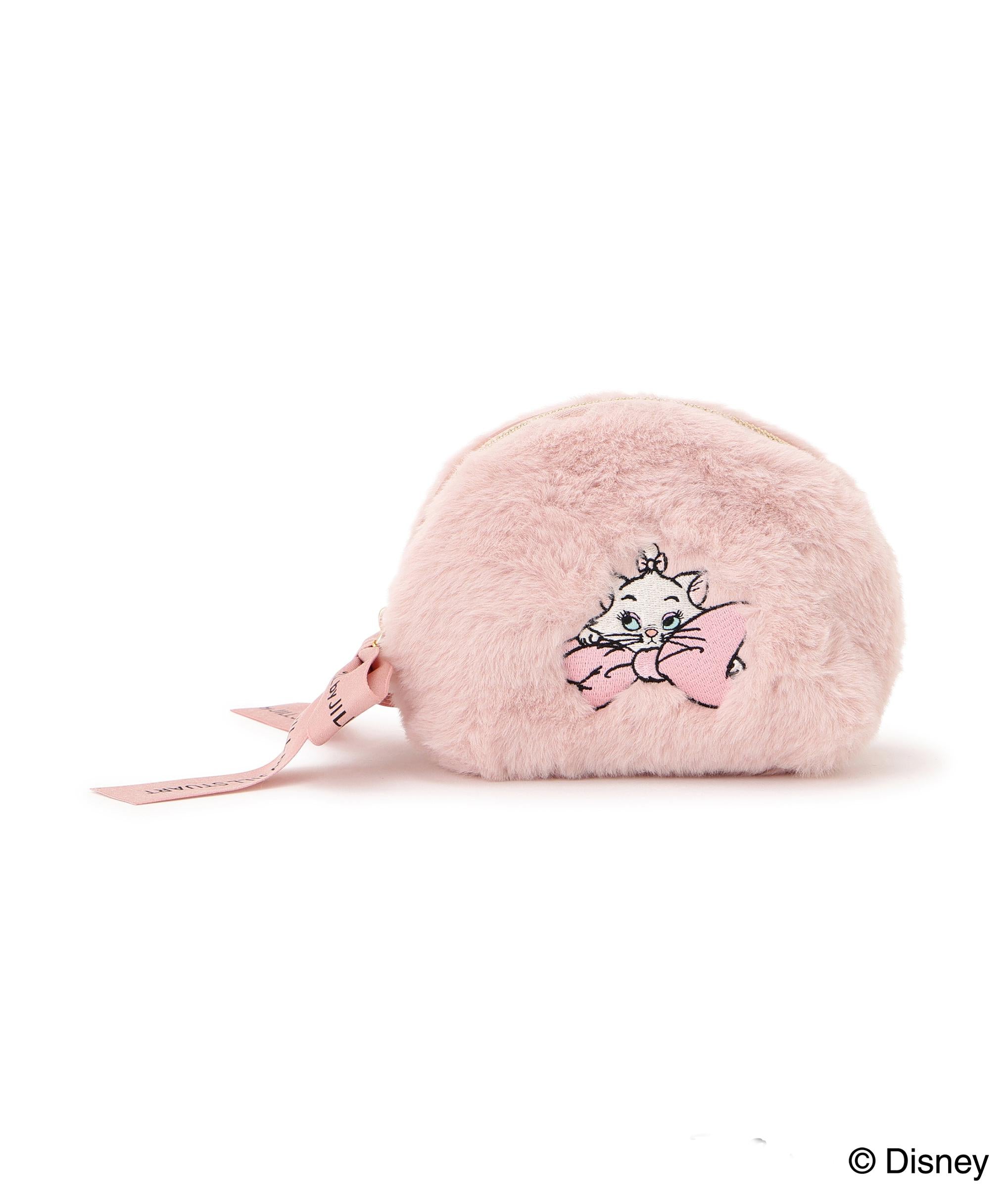 Disney Marie/ラウンドポーチ ピンク