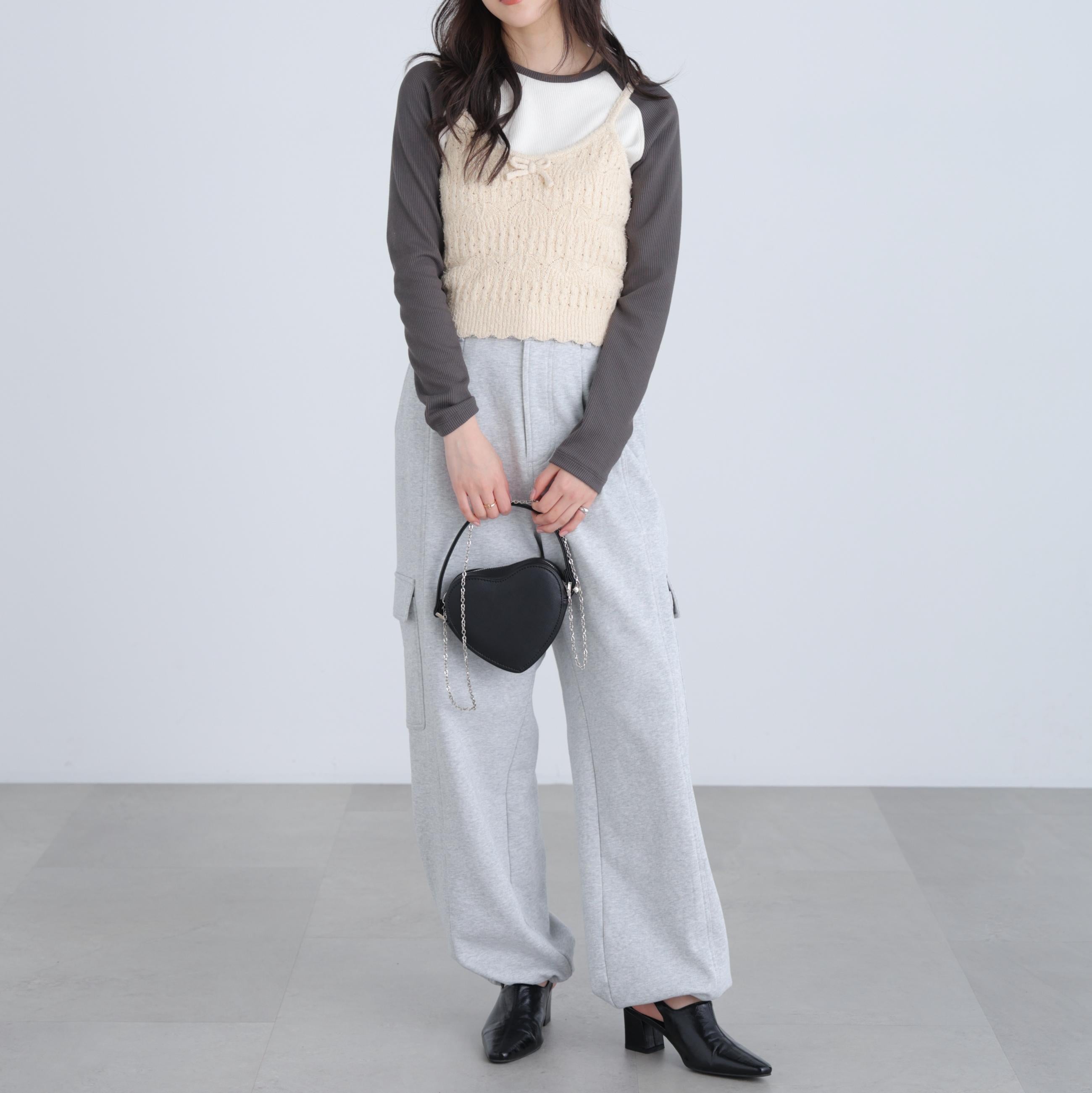 ラグラン長袖カットソー オフ