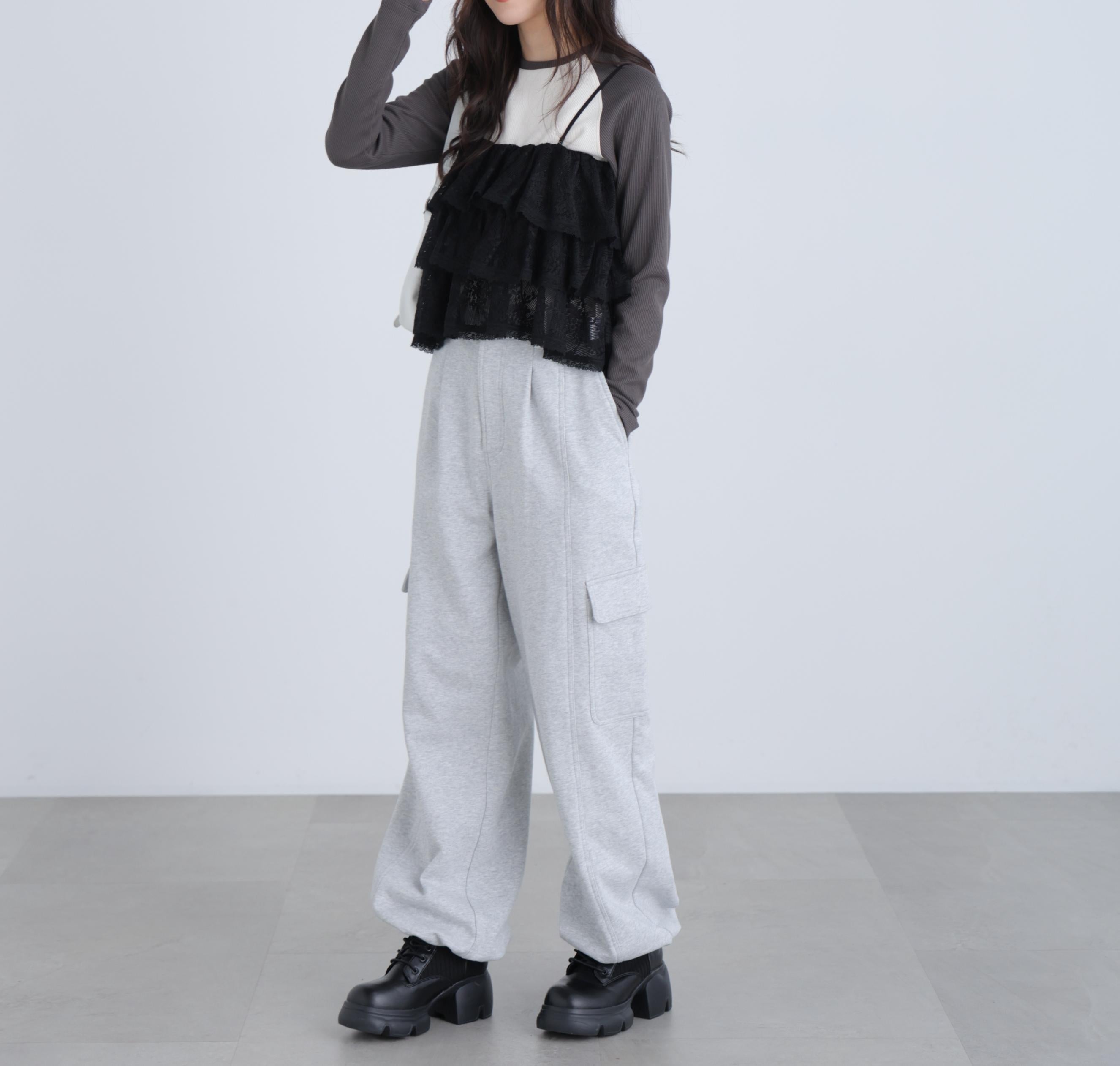 ラグラン長袖カットソー オフ