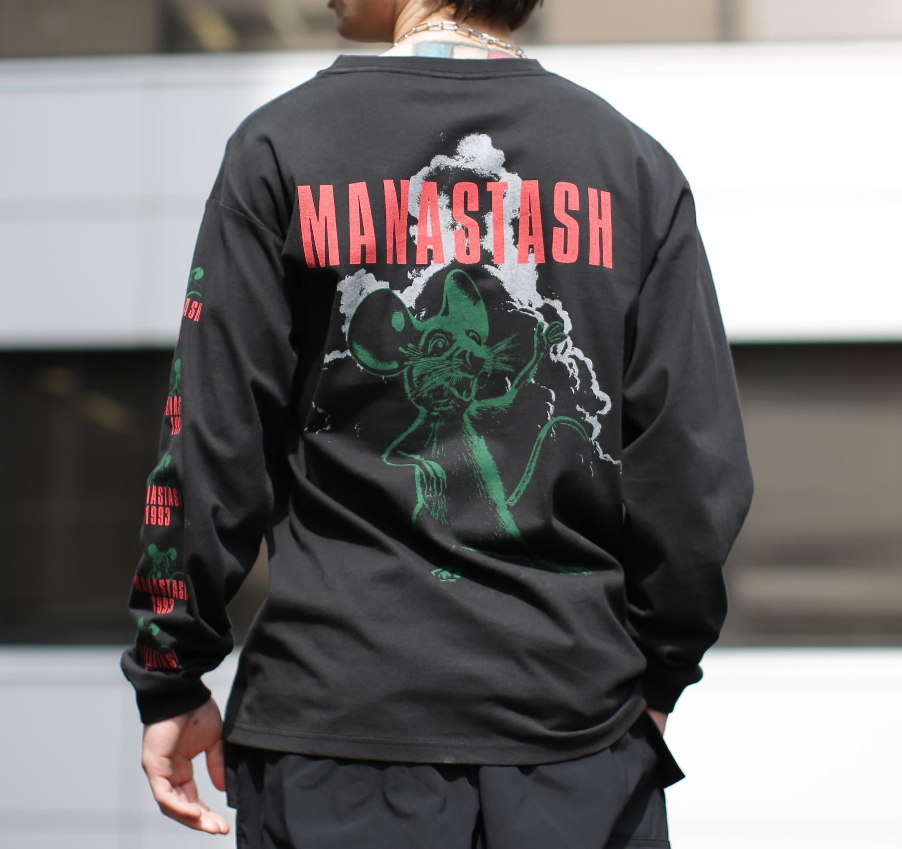 MANASTASH/マナスタッシュ/CiTee L/S TEE VE>MIN ブラック