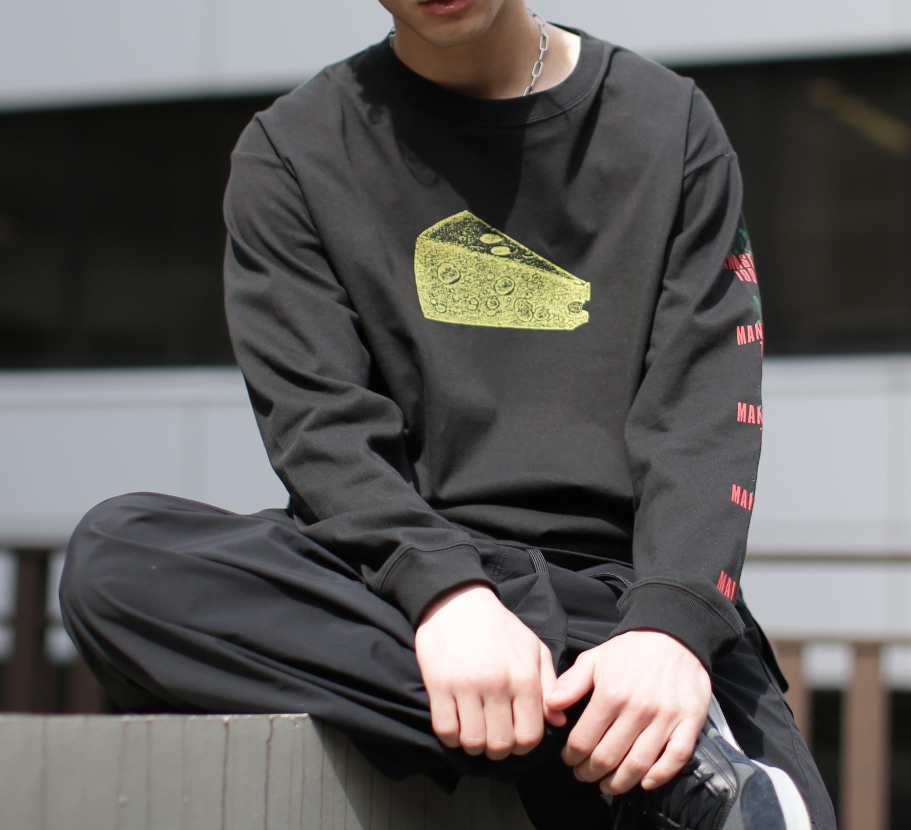 MANASTASH/マナスタッシュ/CiTee L/S TEE VE>MIN ブラック