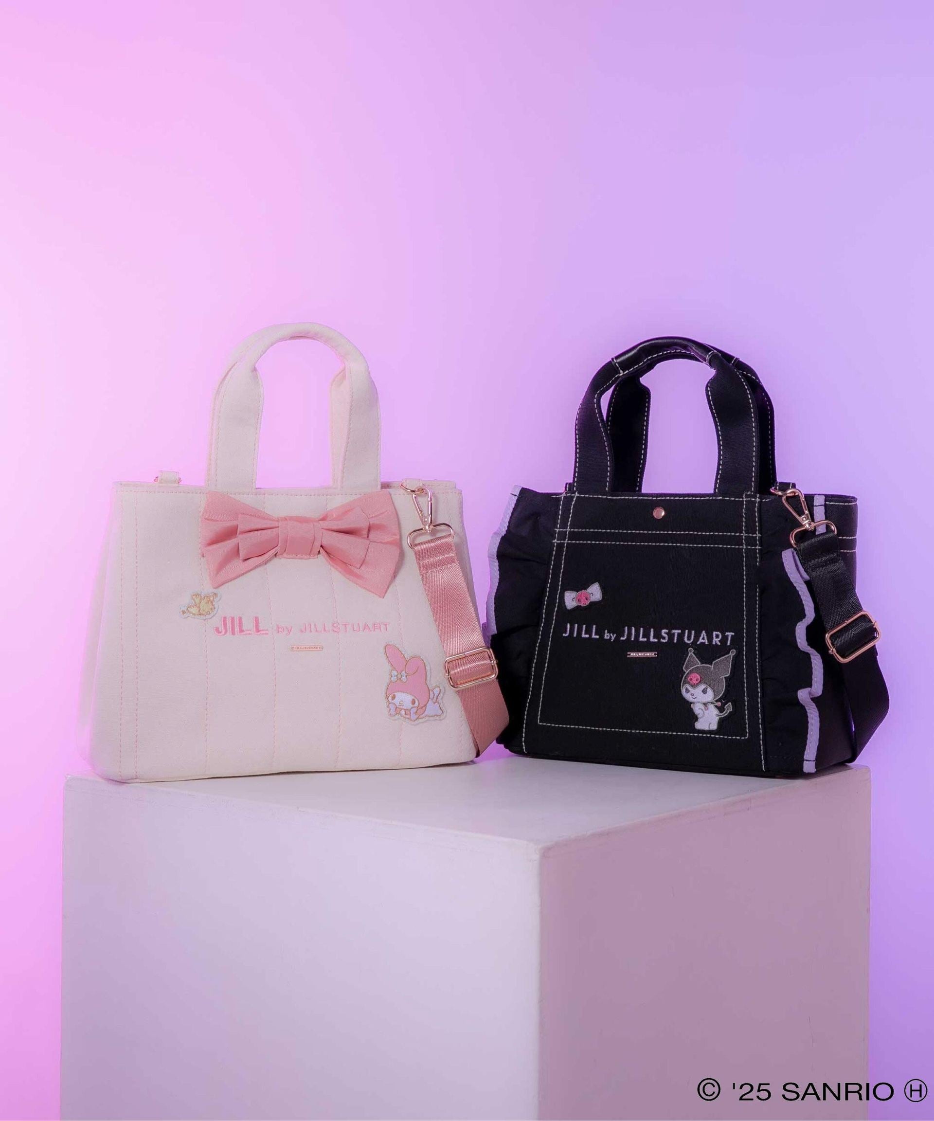 マイメロディ×リボンステッチトートバッグ ピンク