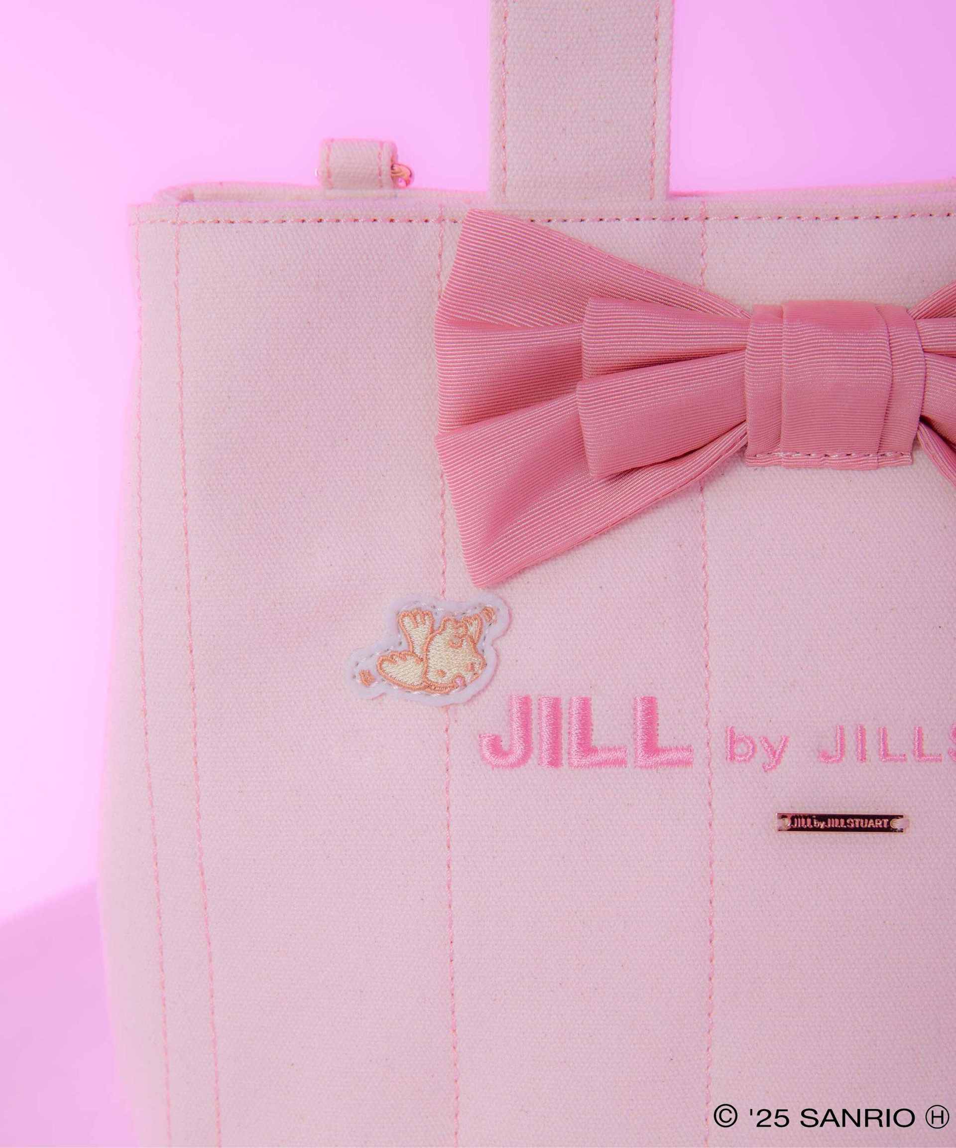 マイメロディ×リボンステッチトートバッグ ピンク