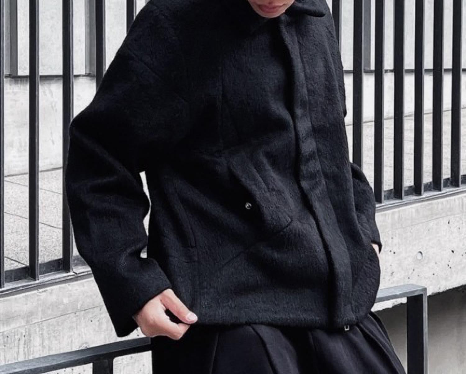 GEN_DAI/ゲンダイ/WOOL JKT ブラック