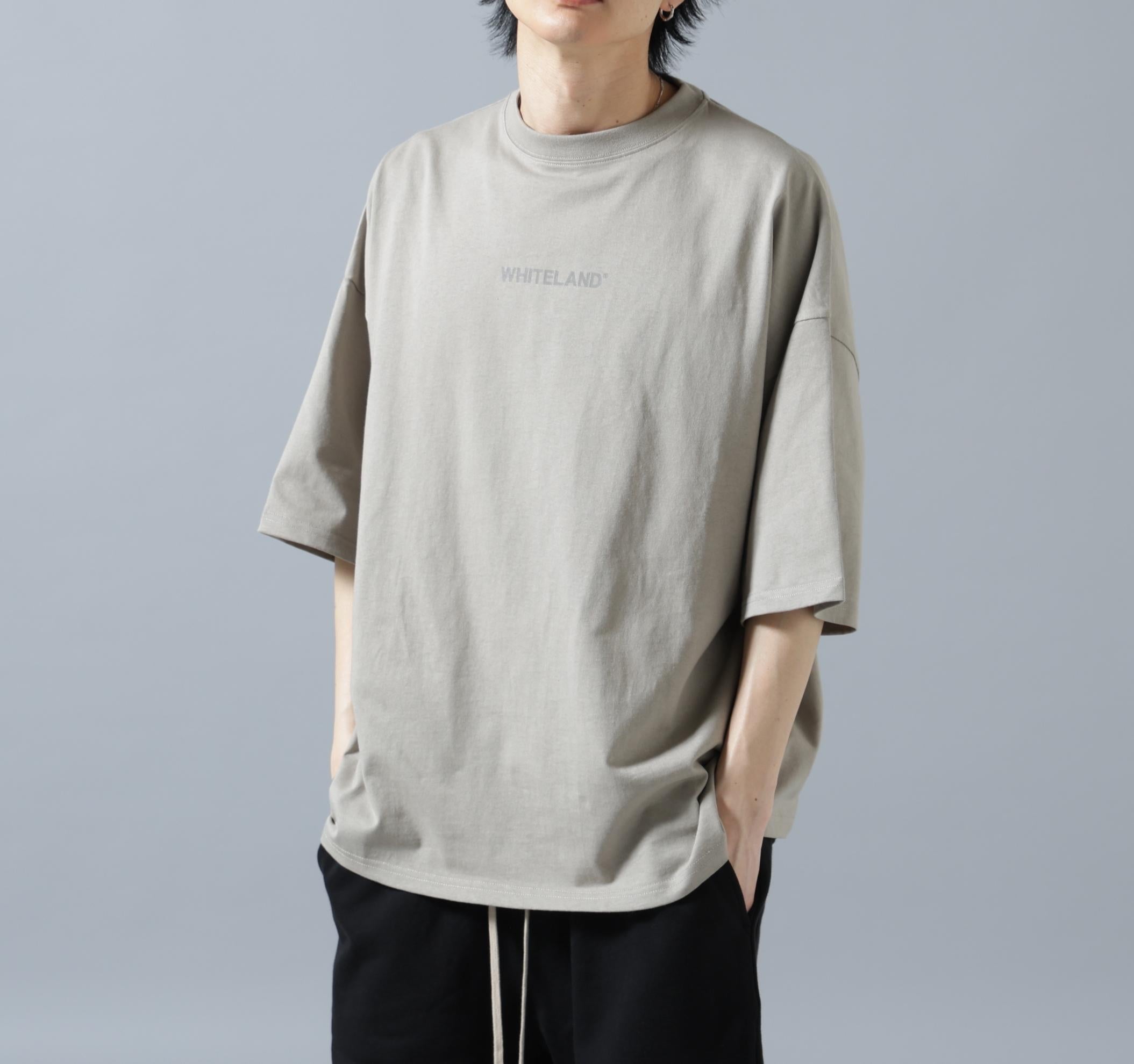 WHITELAND/ホワイトランド/LOGO S/S TEE ベージュ