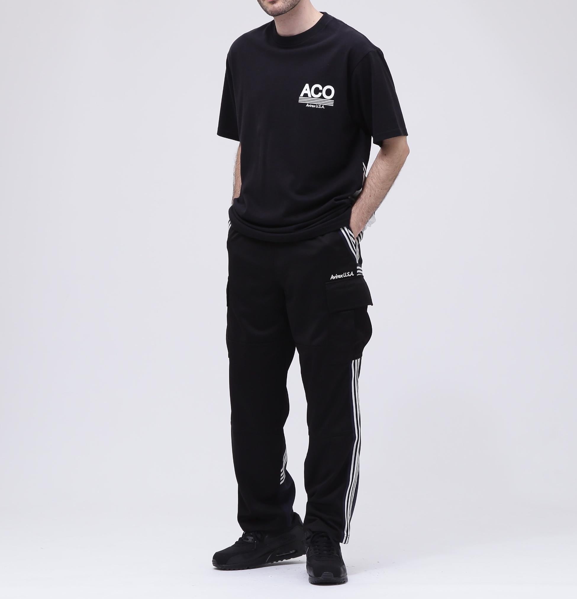 《C>OSSOVE>》T>ACK CA>GO PANTS / トラック カーゴパンツ / AVI>EX / アヴィレックス ブラック