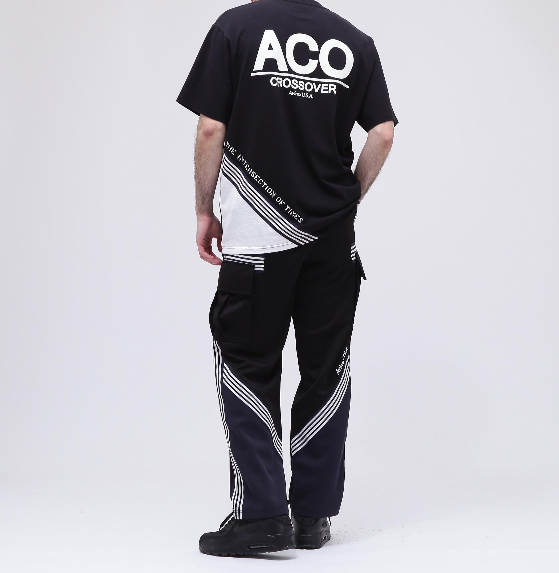 《C>OSSOVE>》T>ACK CA>GO PANTS / トラック カーゴパンツ / AVI>EX / アヴィレックス ブラック