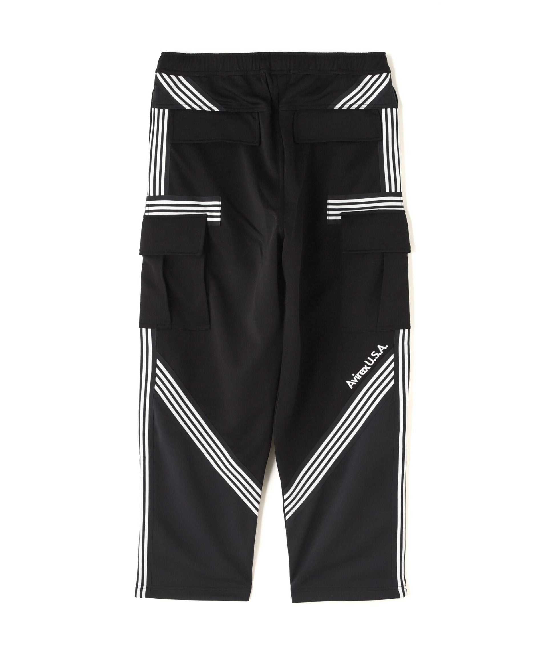 《C>OSSOVE>》T>ACK CA>GO PANTS / トラック カーゴパンツ / AVI>EX / アヴィレックス ブラック