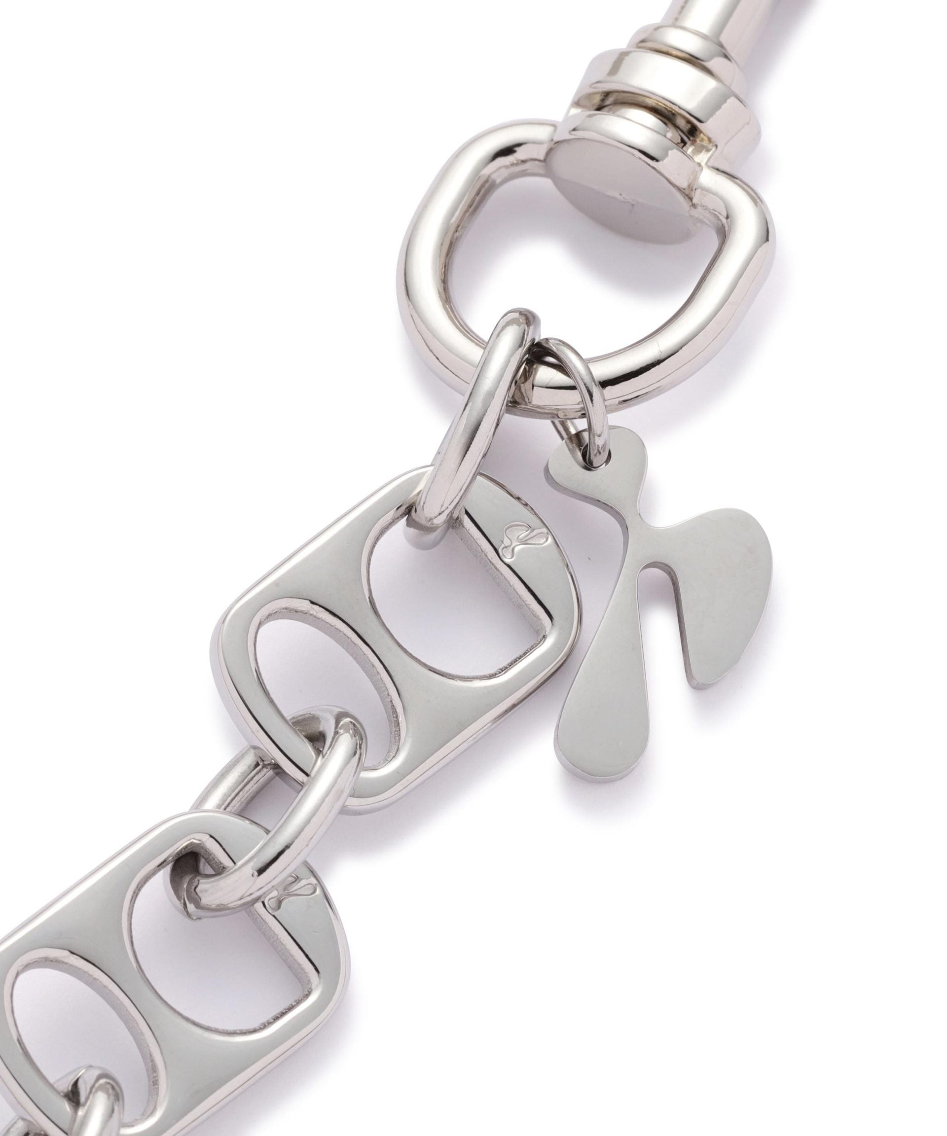 HIDAKA/ヒダカ/Pull Tab Pants Chain シルバー