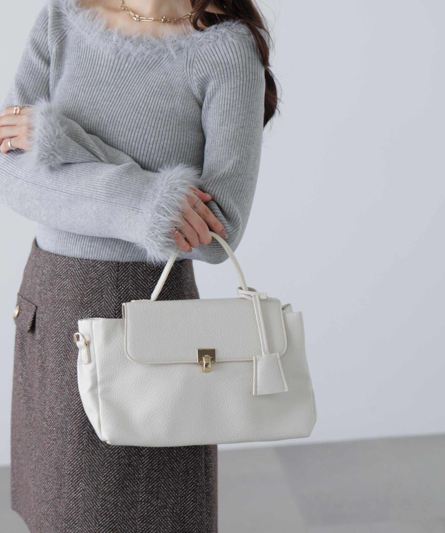 メタルフックバッグ ホワイト