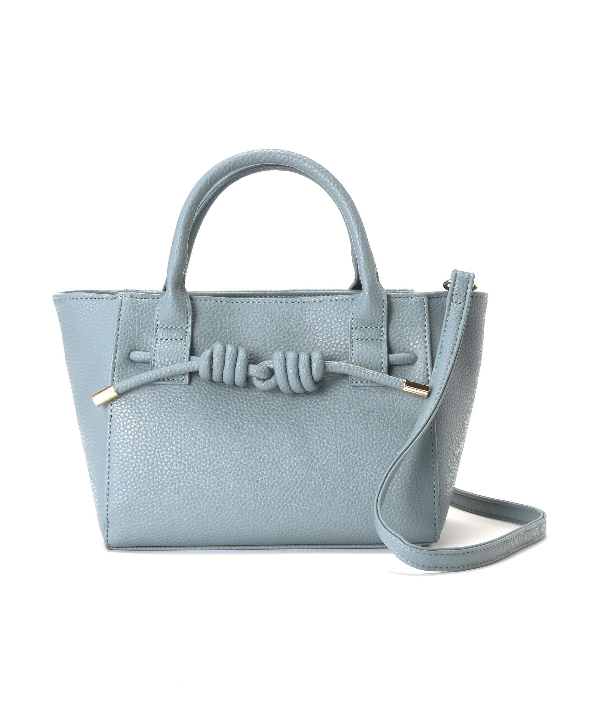 ロープリボンバッグ ブルー