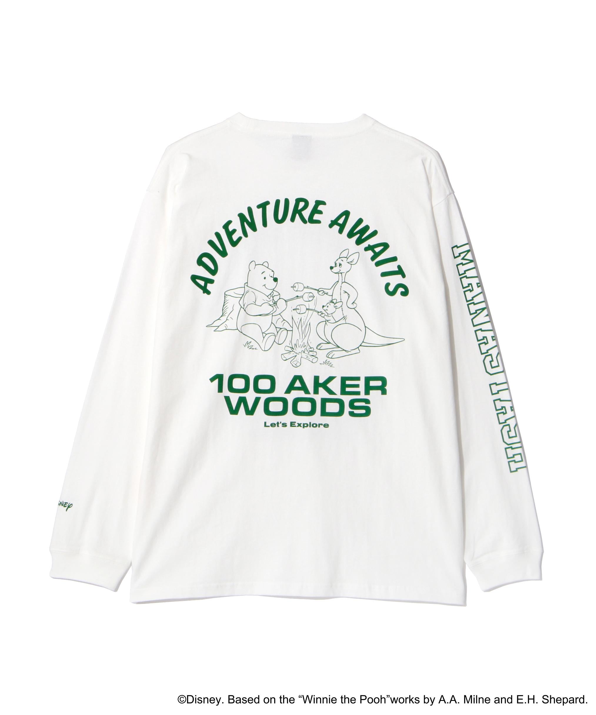 MANASTASH/マナスタッシュ/WINNIE THE POOH L/S TEE ホワイト