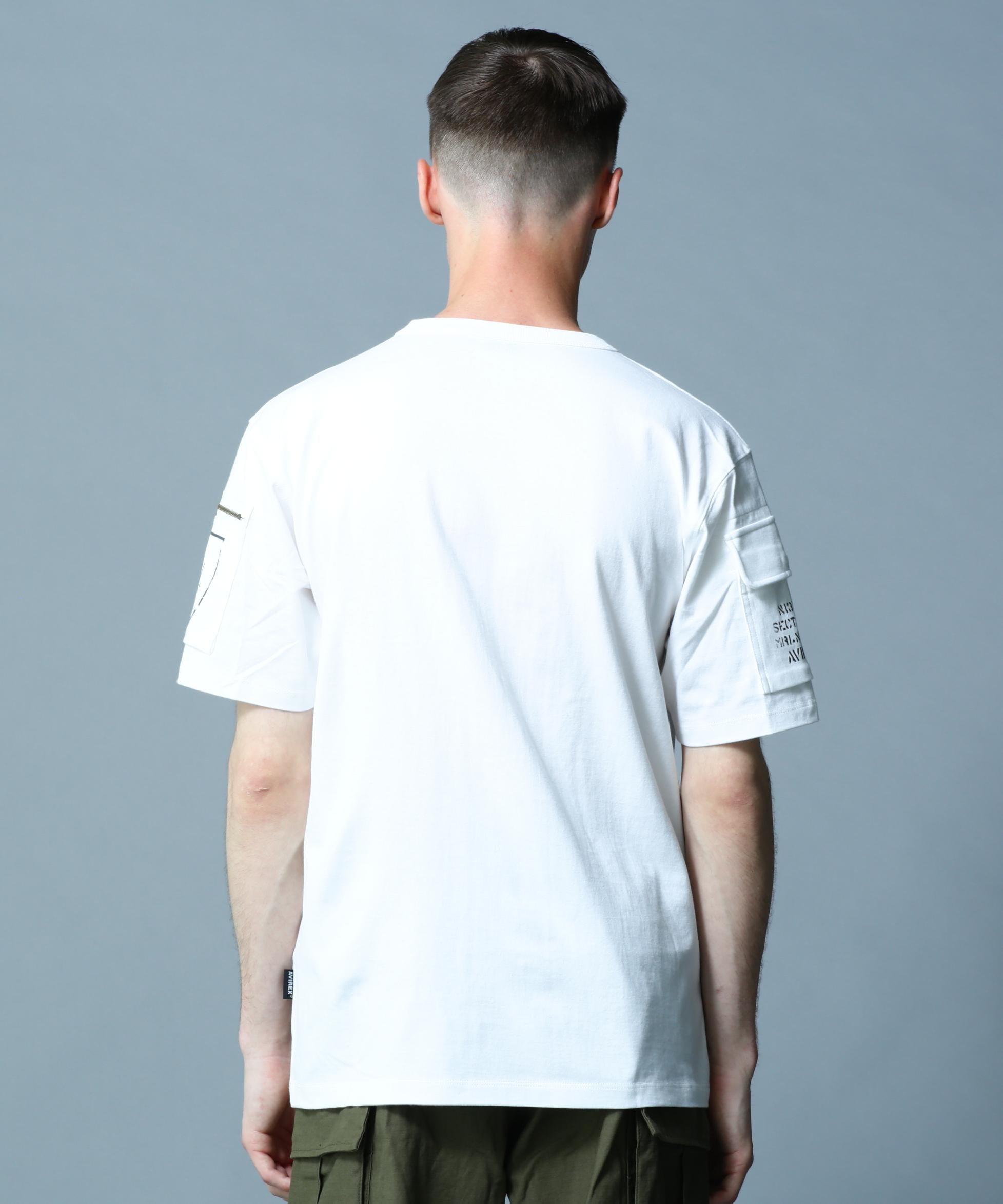 FATIGUE S/S T-SHIRT / ファティーグ 半袖 Tシャツ / AVIREX / アヴィレックス ホワイト