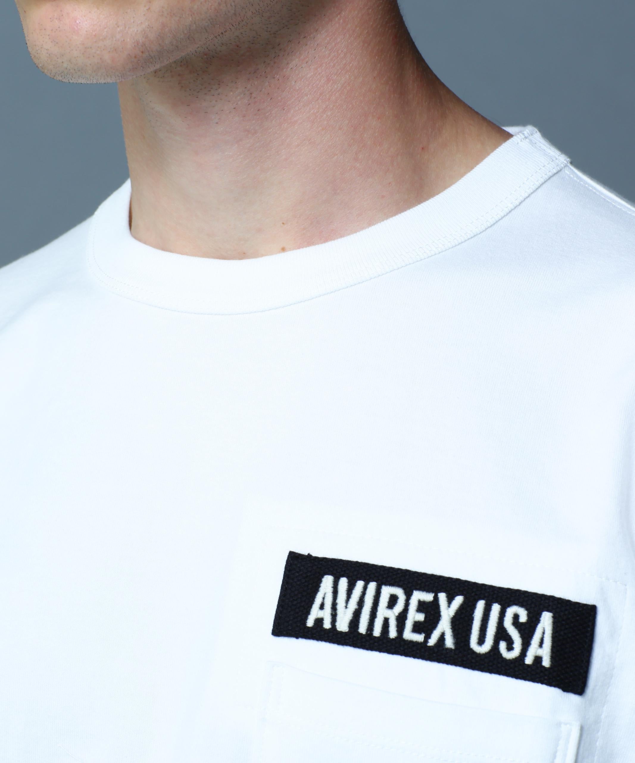 FATIGUE S/S T-SHIRT / ファティーグ 半袖 Tシャツ / AVIREX / アヴィレックス ホワイト