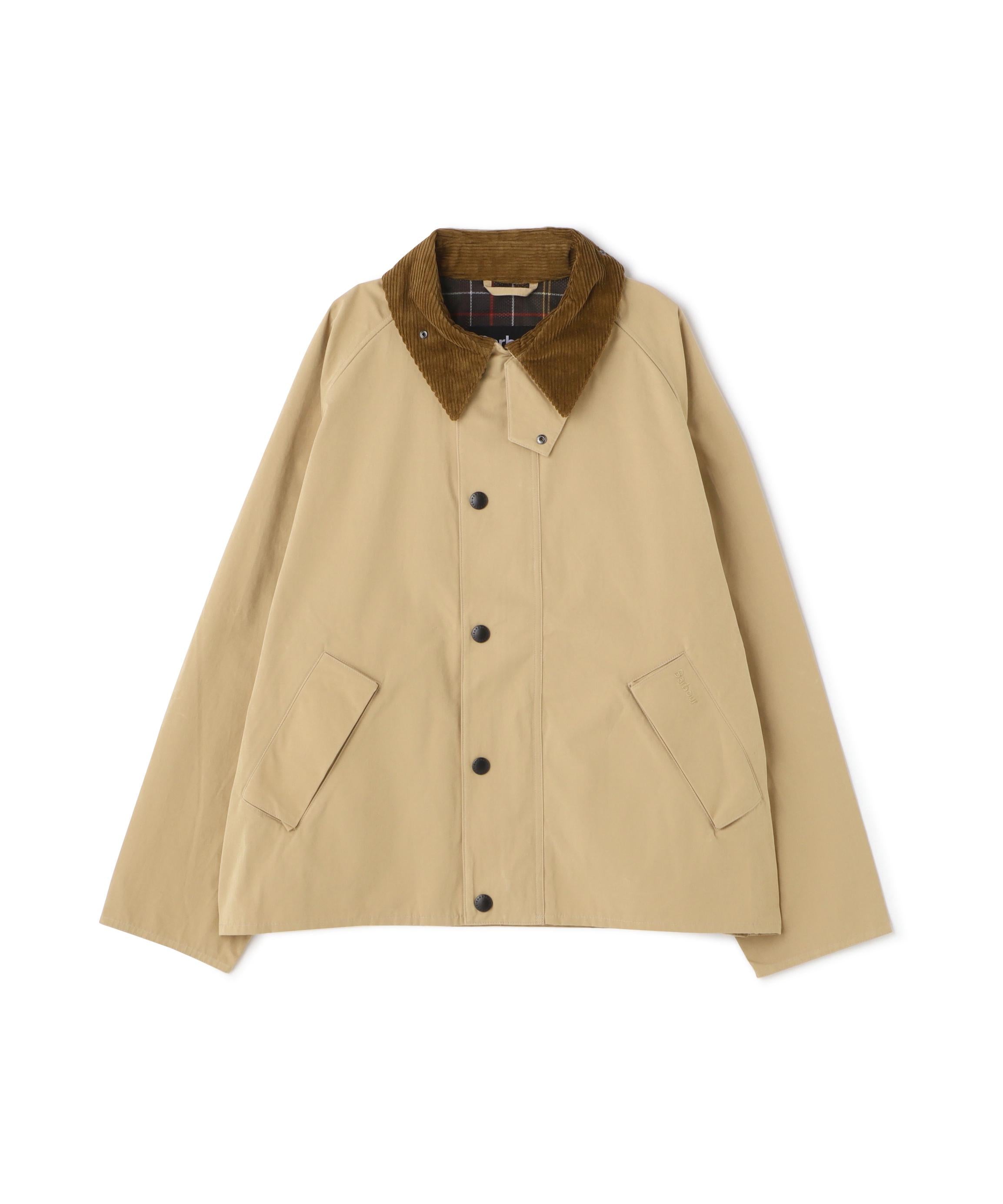 Barbour(バブアー)TRANSPORT / トランスポート/ピーチスキン コットン ショートレングスブルゾン ベージュ