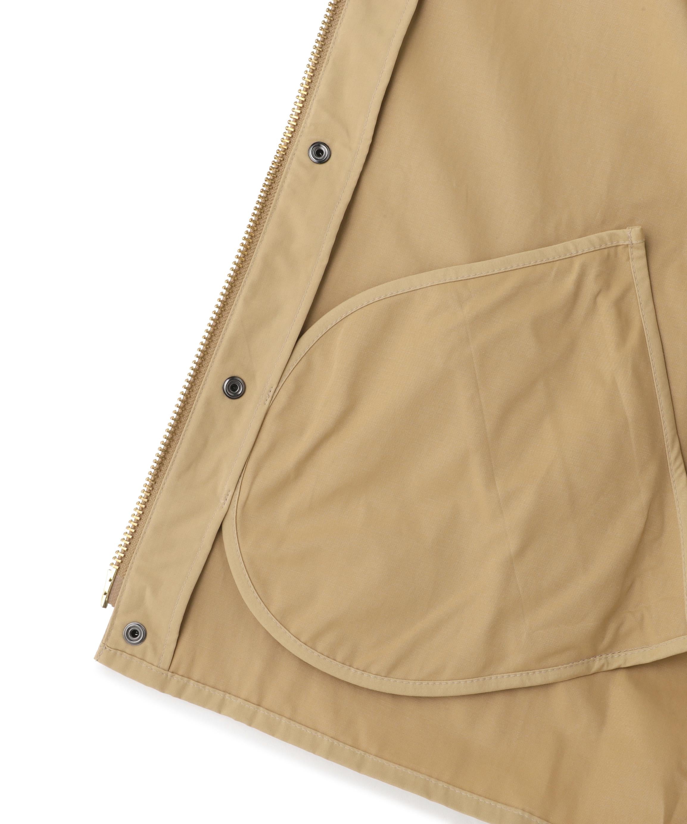 Barbour(バブアー)TRANSPORT / トランスポート/ピーチスキン コットン ショートレングスブルゾン ベージュ