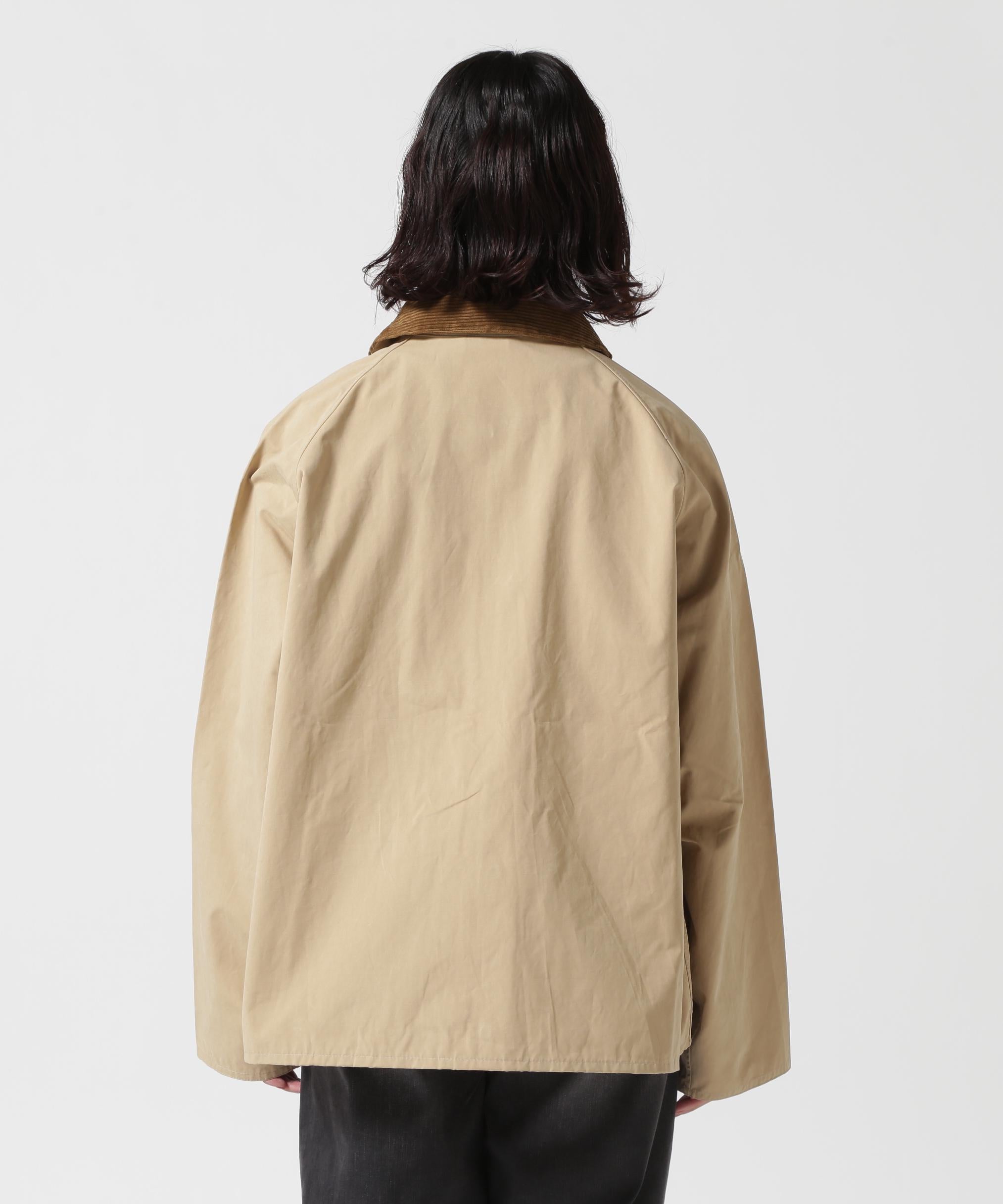 Barbour(バブアー)TRANSPORT / トランスポート/ピーチスキン コットン ショートレングスブルゾン ベージュ