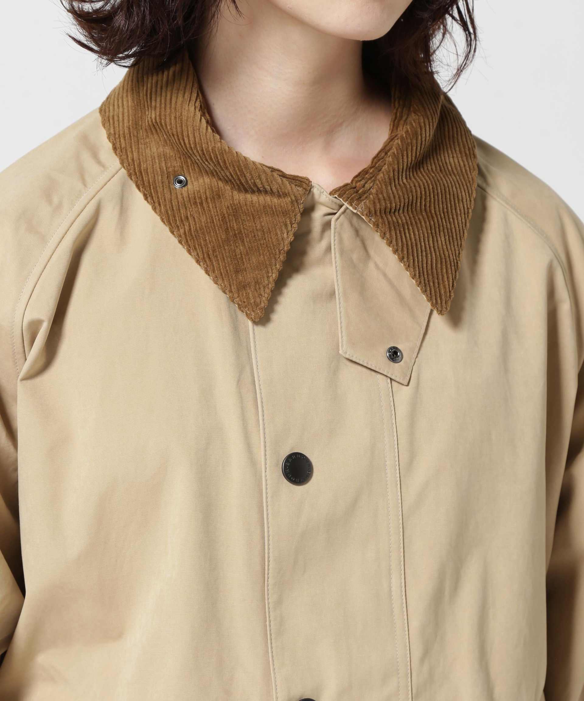 Barbour(バブアー)TRANSPORT / トランスポート/ピーチスキン コットン ショートレングスブルゾン ベージュ